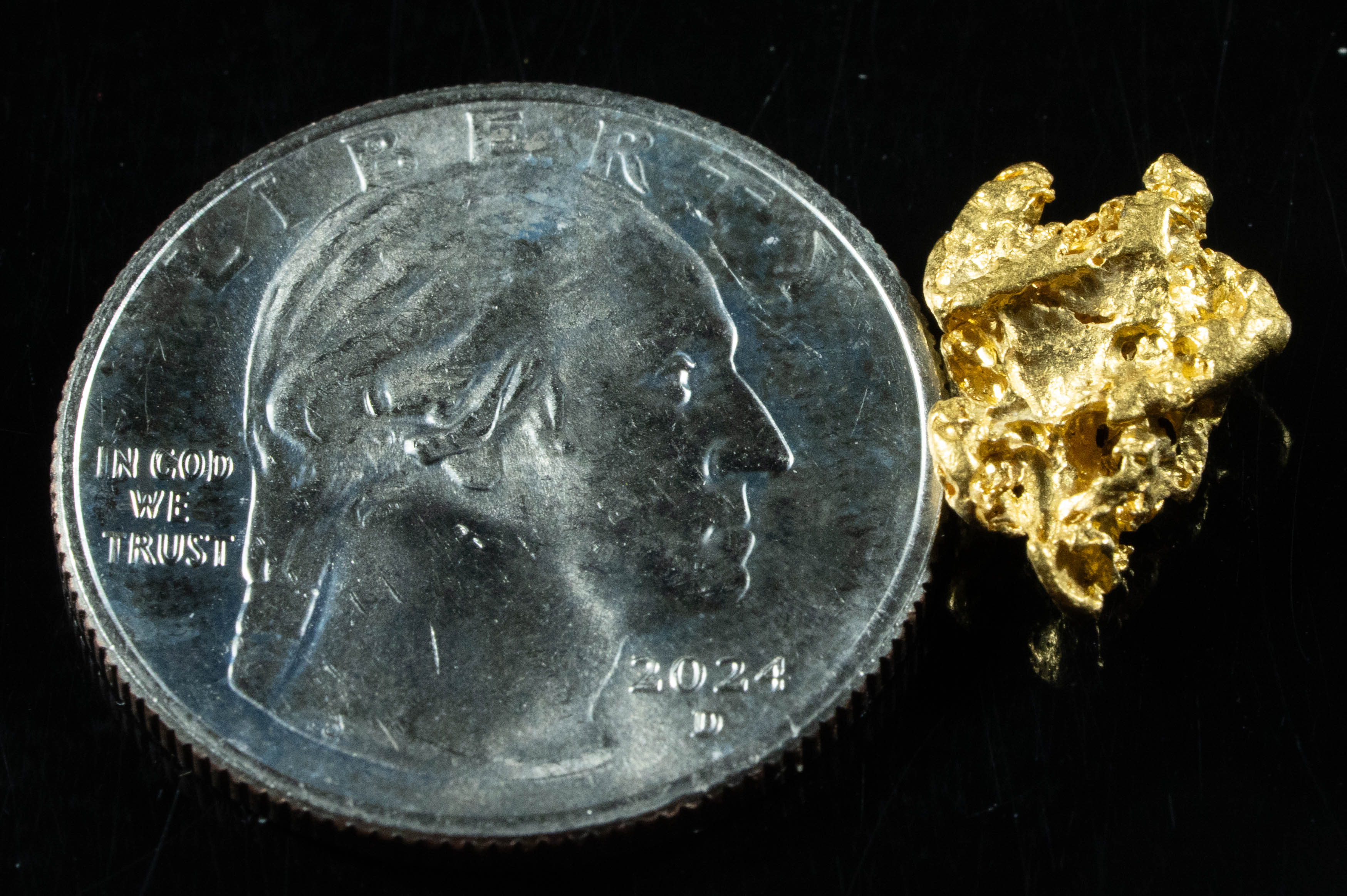 #909 Natural Gold Nugget Australian 2.21 Grams Genuine