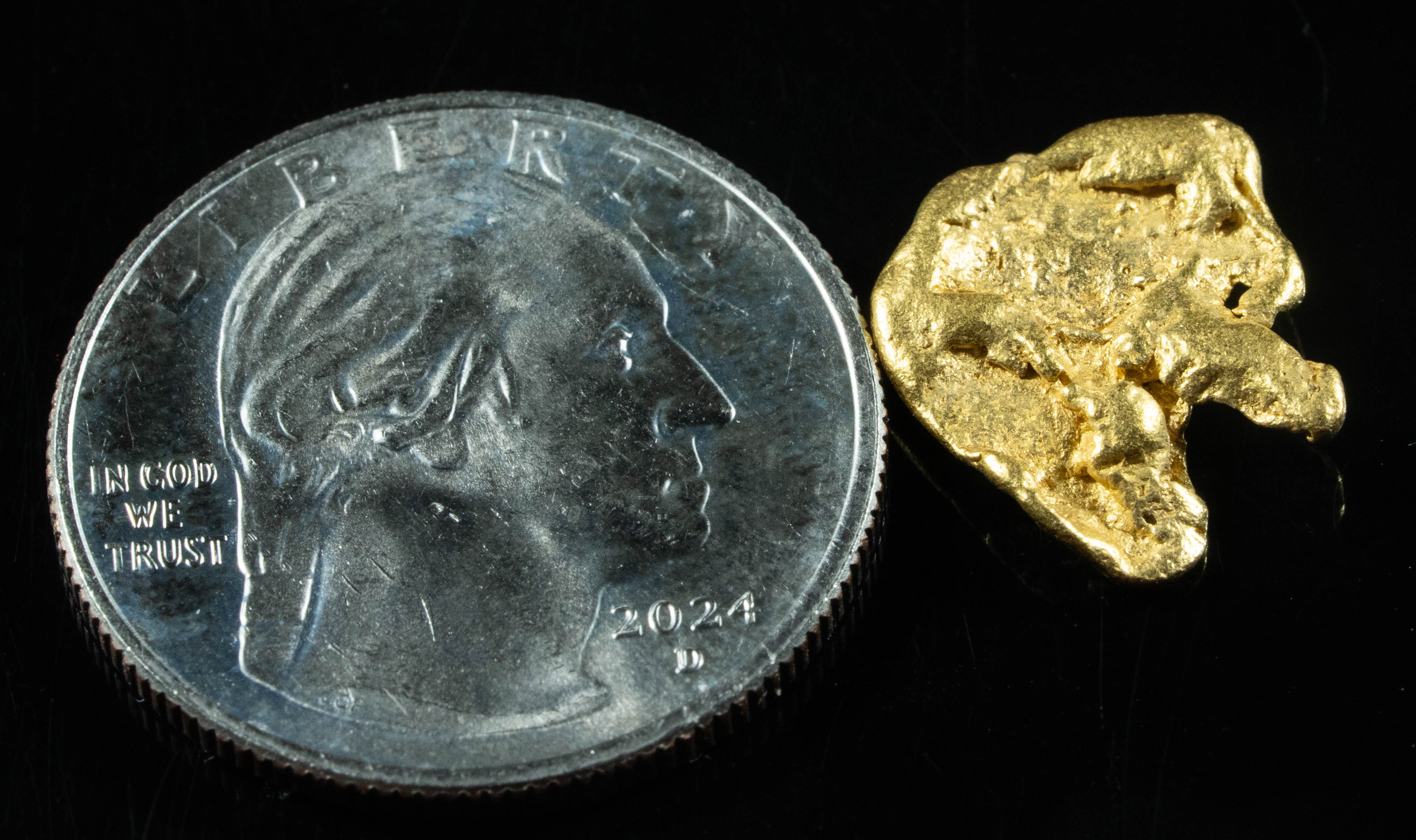 #911 Natural Gold Nugget Australian 2.60 Grams Genuine