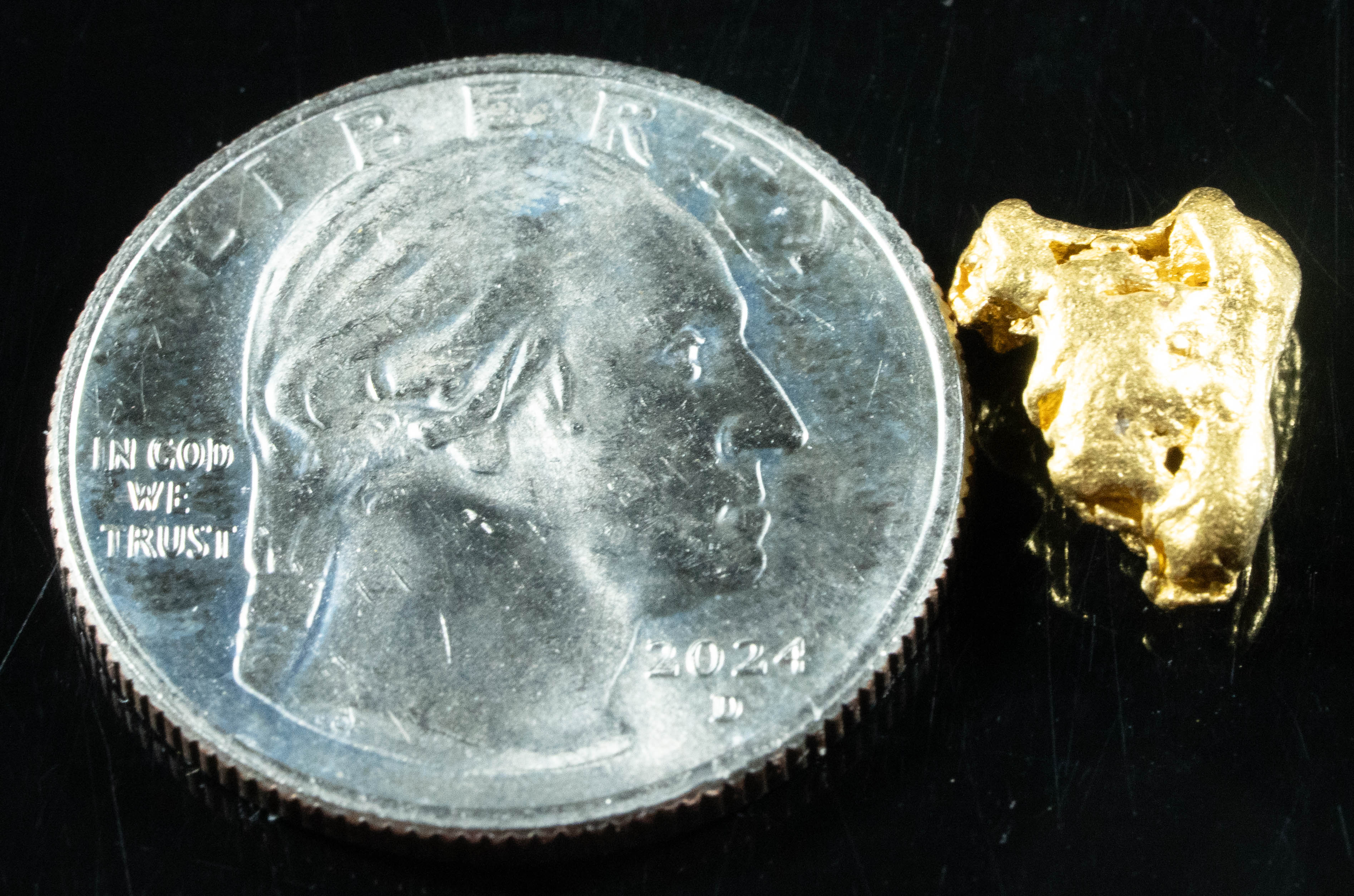 #913 Natural Gold Nugget Australian 2.25 Grams Genuine
