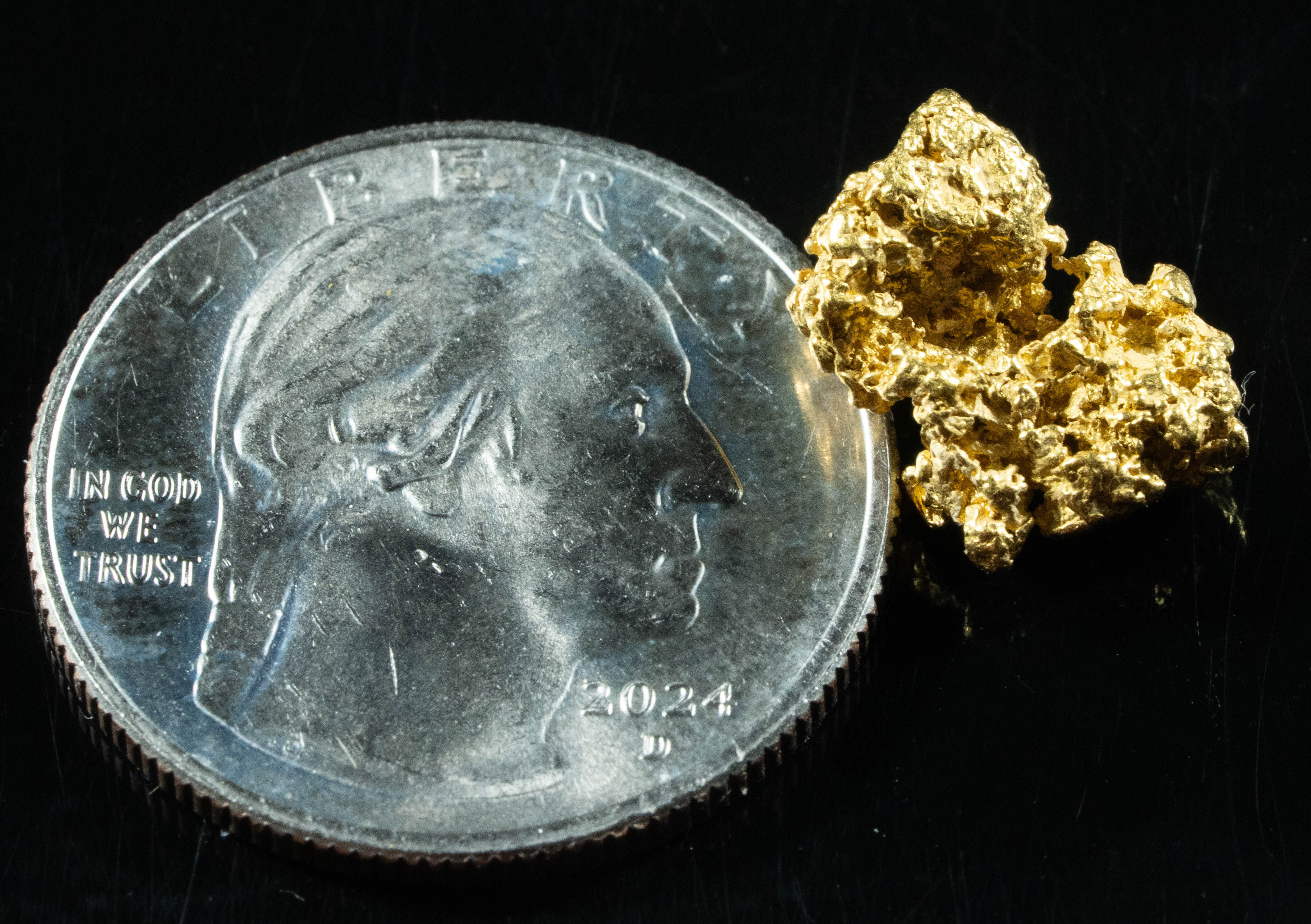 #915 Natural Gold Nugget Australian 3.30 Grams Genuine