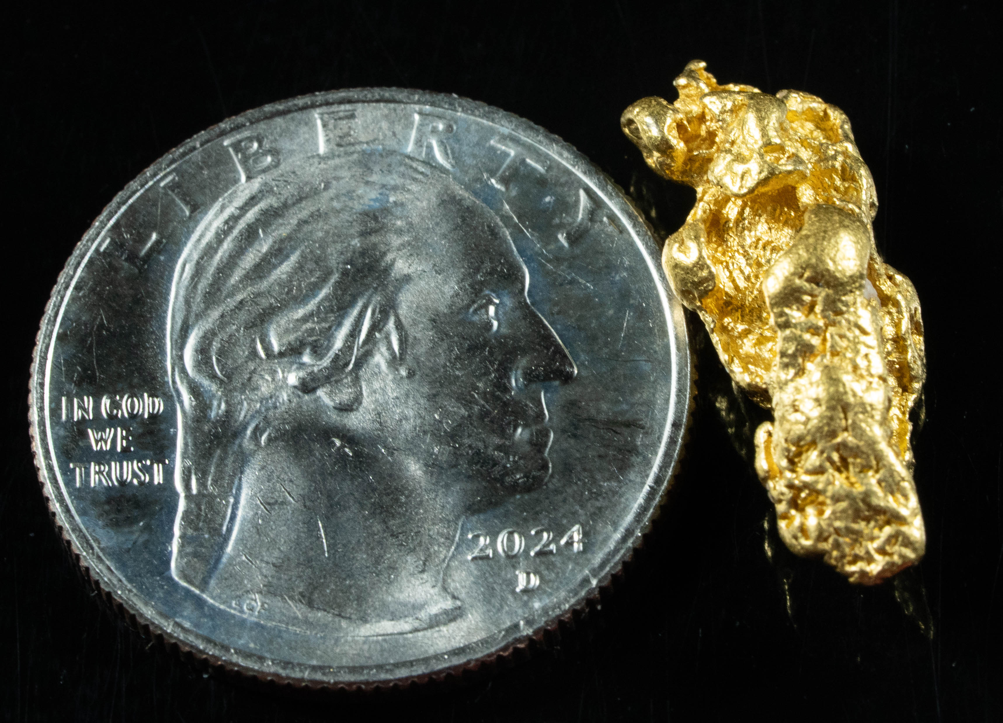 #919 Natural Gold Nugget Australian 4.71 Grams Genuine