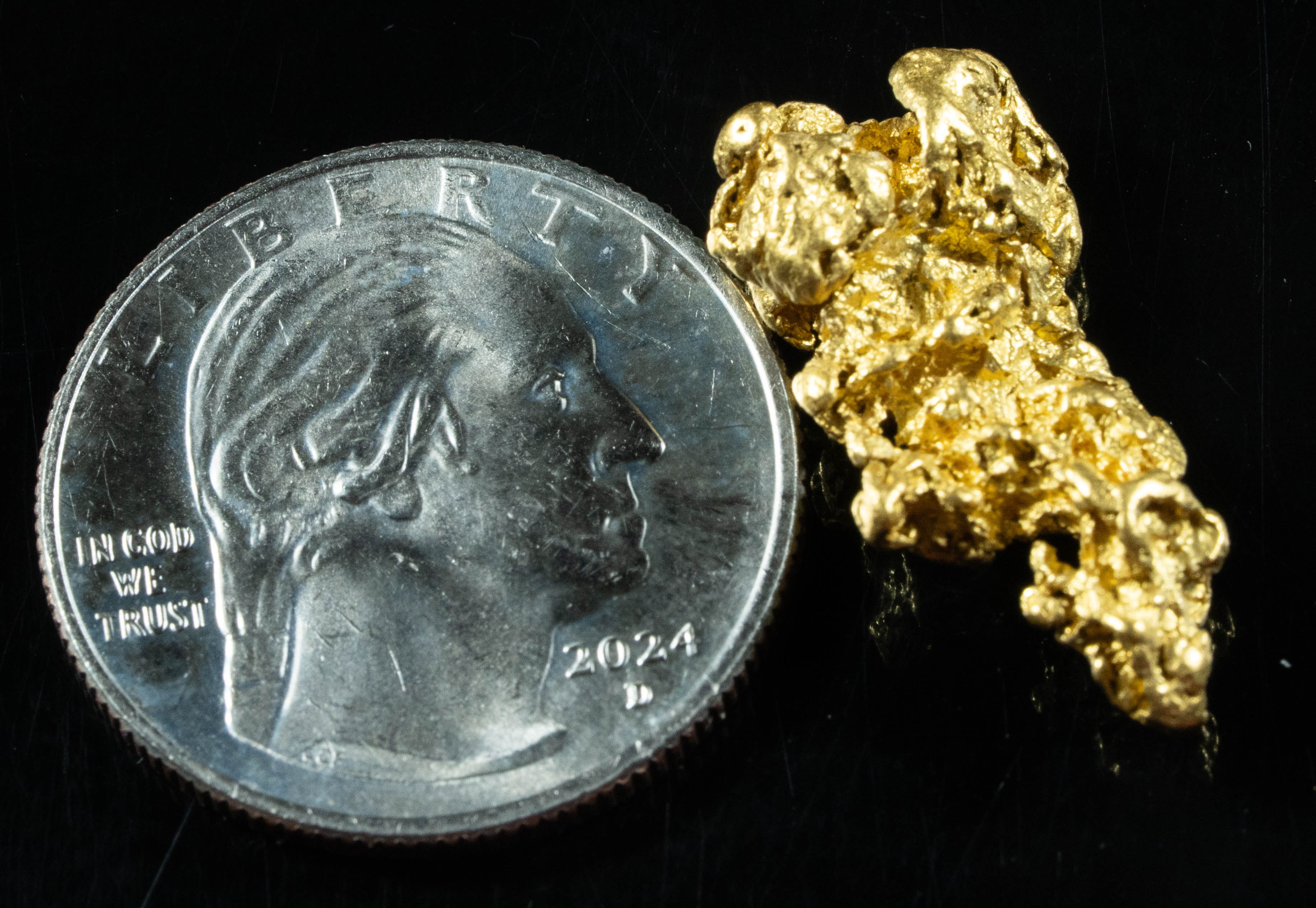 #1097 Natural Gold Nugget Australian 6.02 Grams Genuine