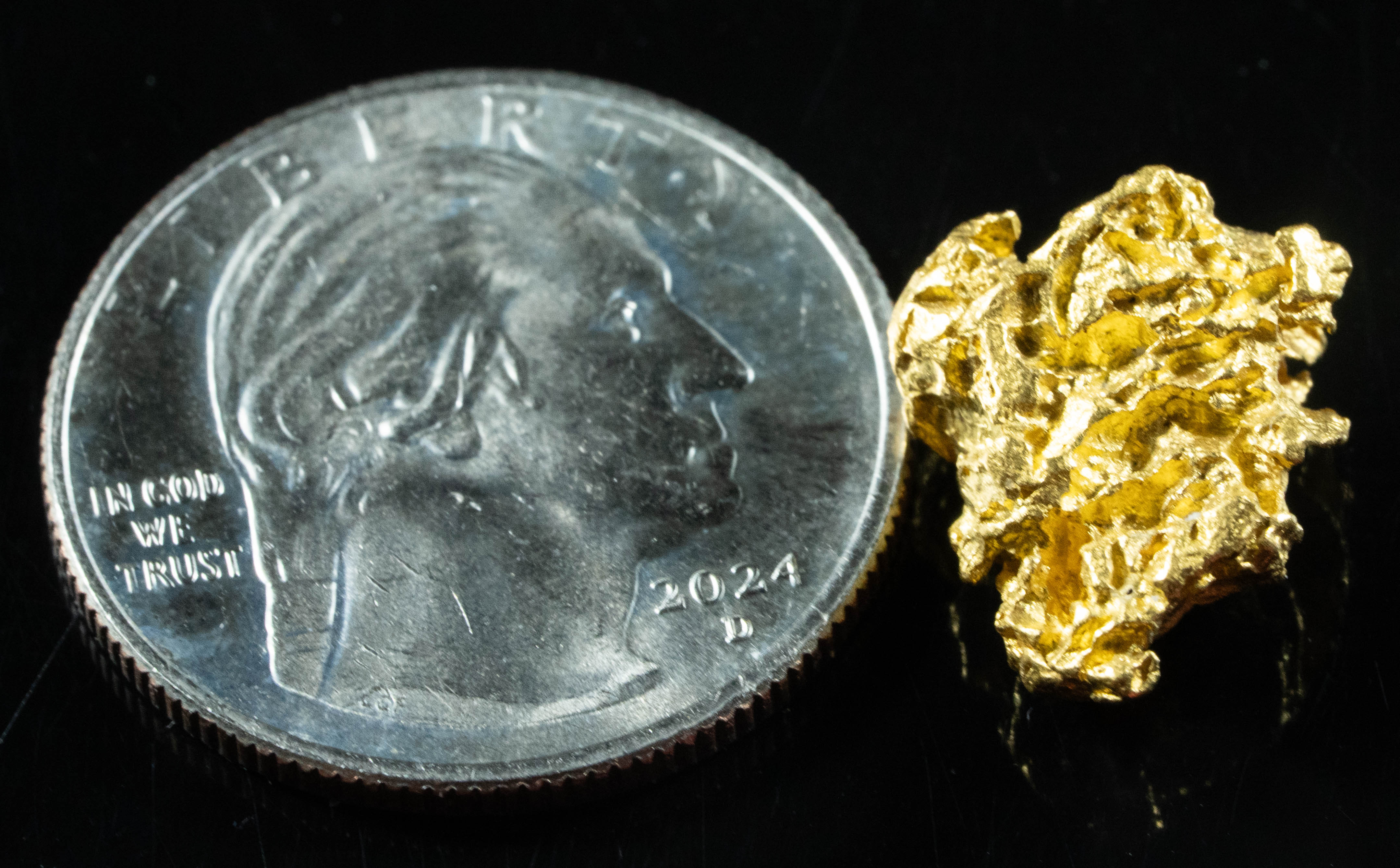 #1099 Natural Gold Nugget Australian 6.50 Grams Genuine