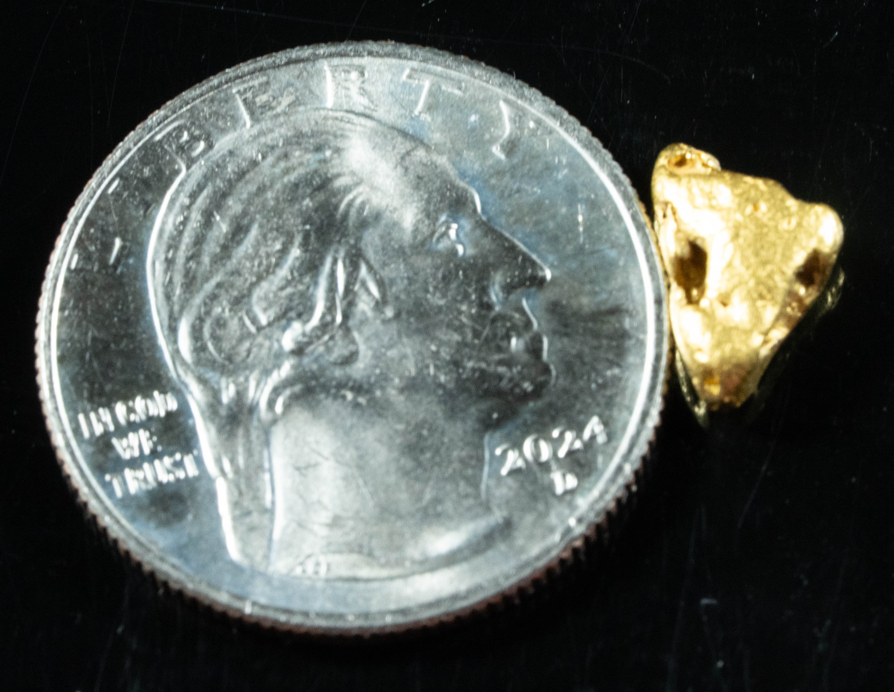 #731 Natural Gold Nugget Australian 1.45 Grams Genuine