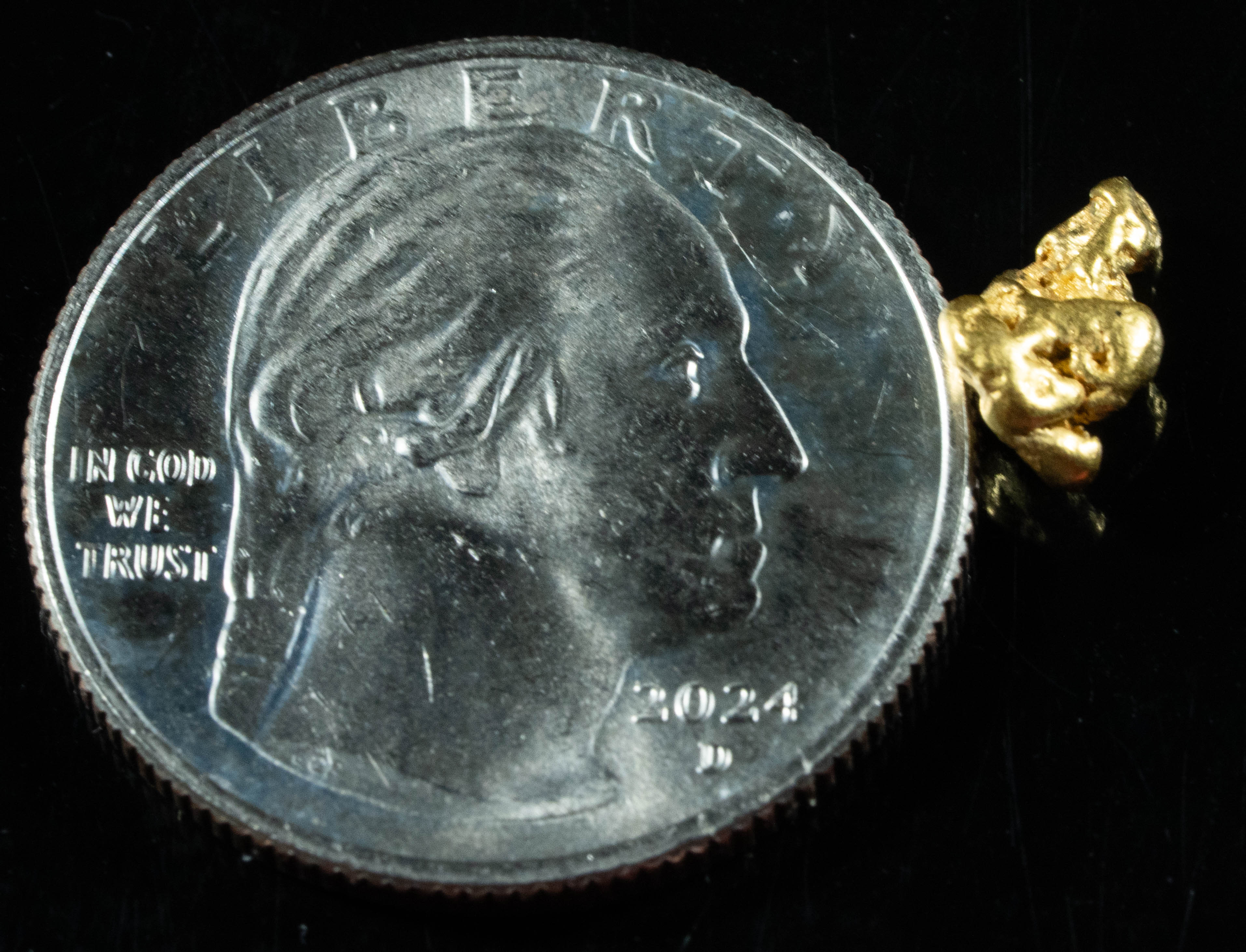 #733 Natural Gold Nugget Australian .94 Grams Genuine