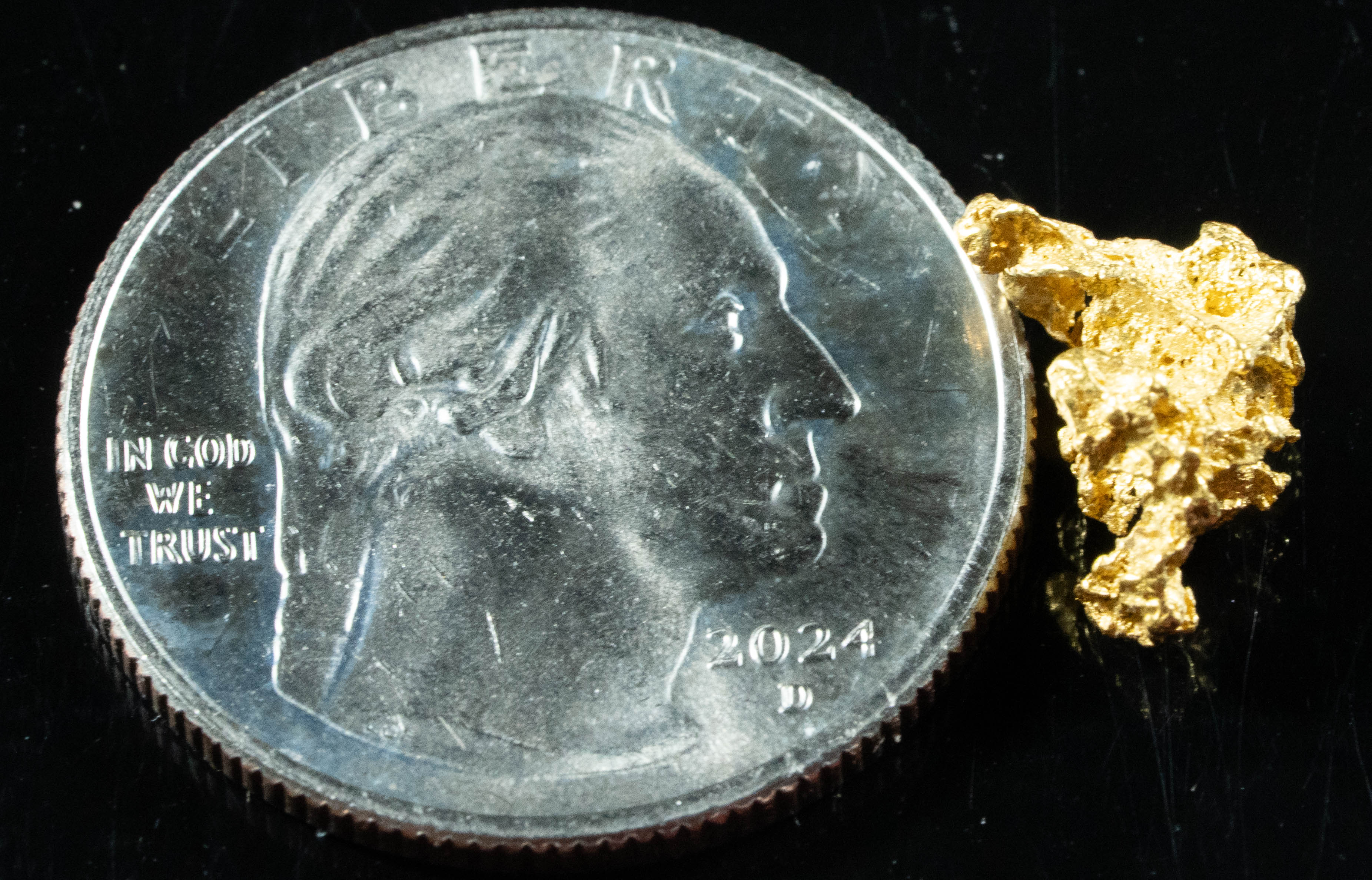 #738 Natural Gold Nugget Australian 1.15 Grams Genuine
