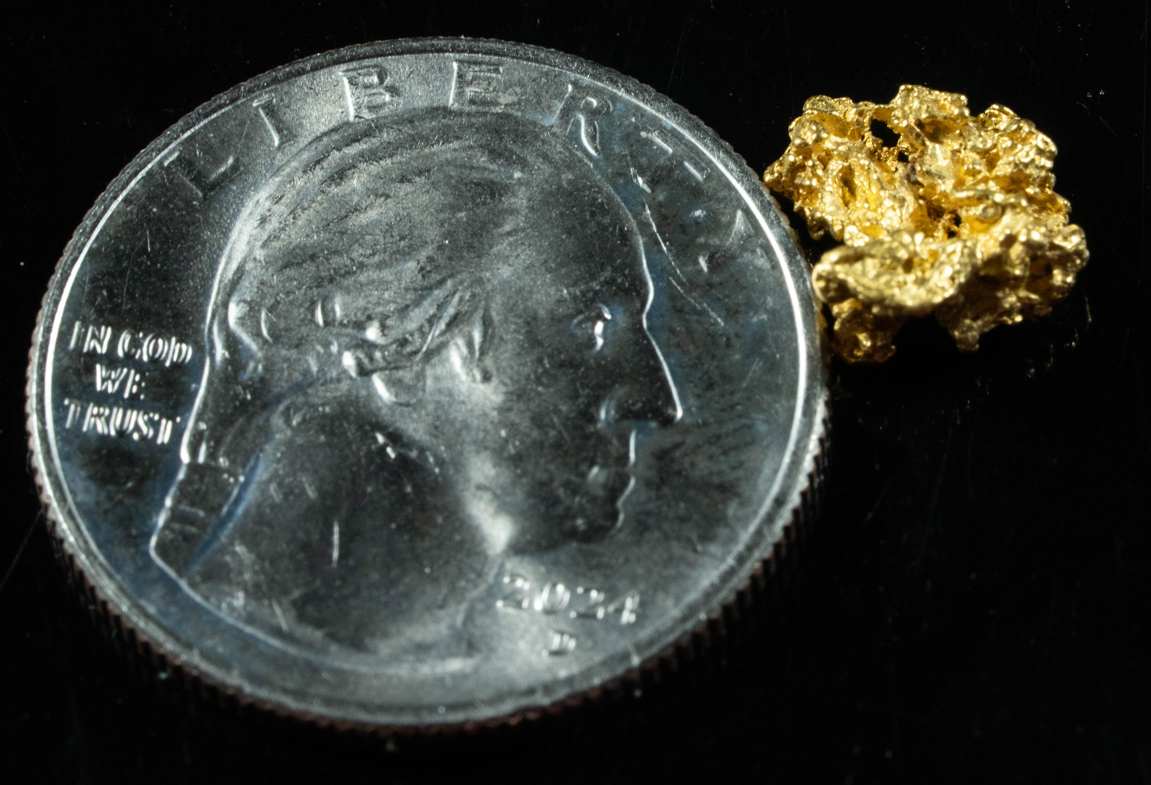 #766 Natural Gold Nugget Australian 1.23 Grams Genuine