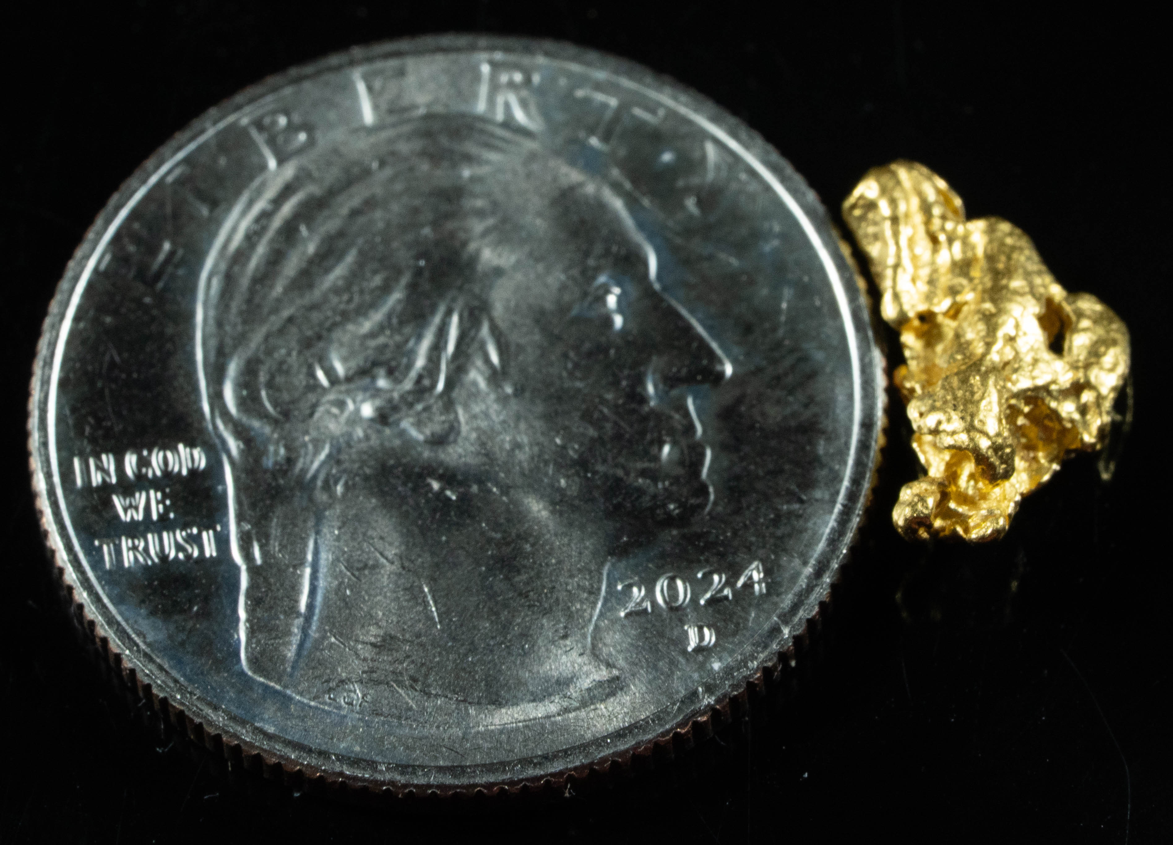 #769 Natural Gold Nugget Australian 1.31 Grams Genuine