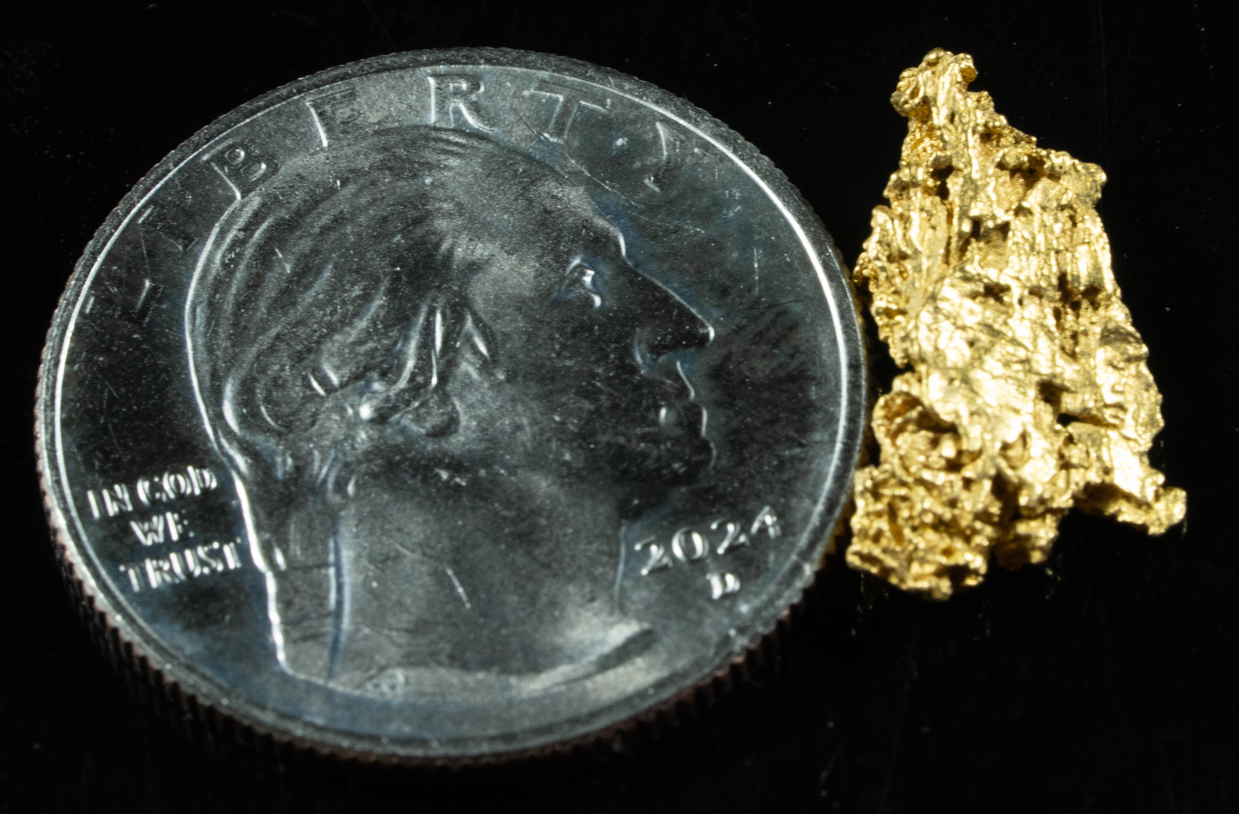 #787 Natural Gold Nugget Australian 1.77 Grams Genuine