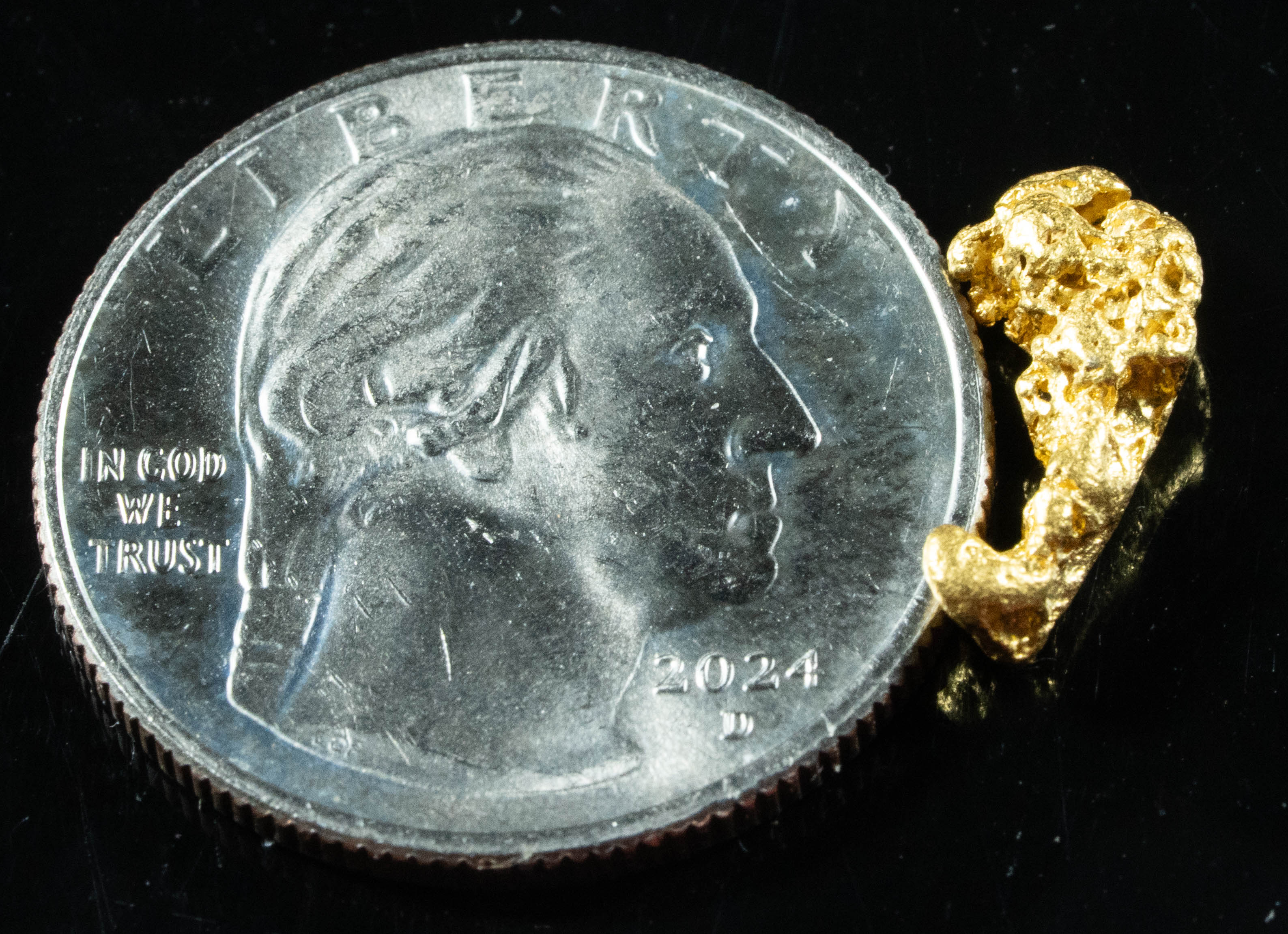 #788 Natural Gold Nugget Australian 1.33 Grams Genuine