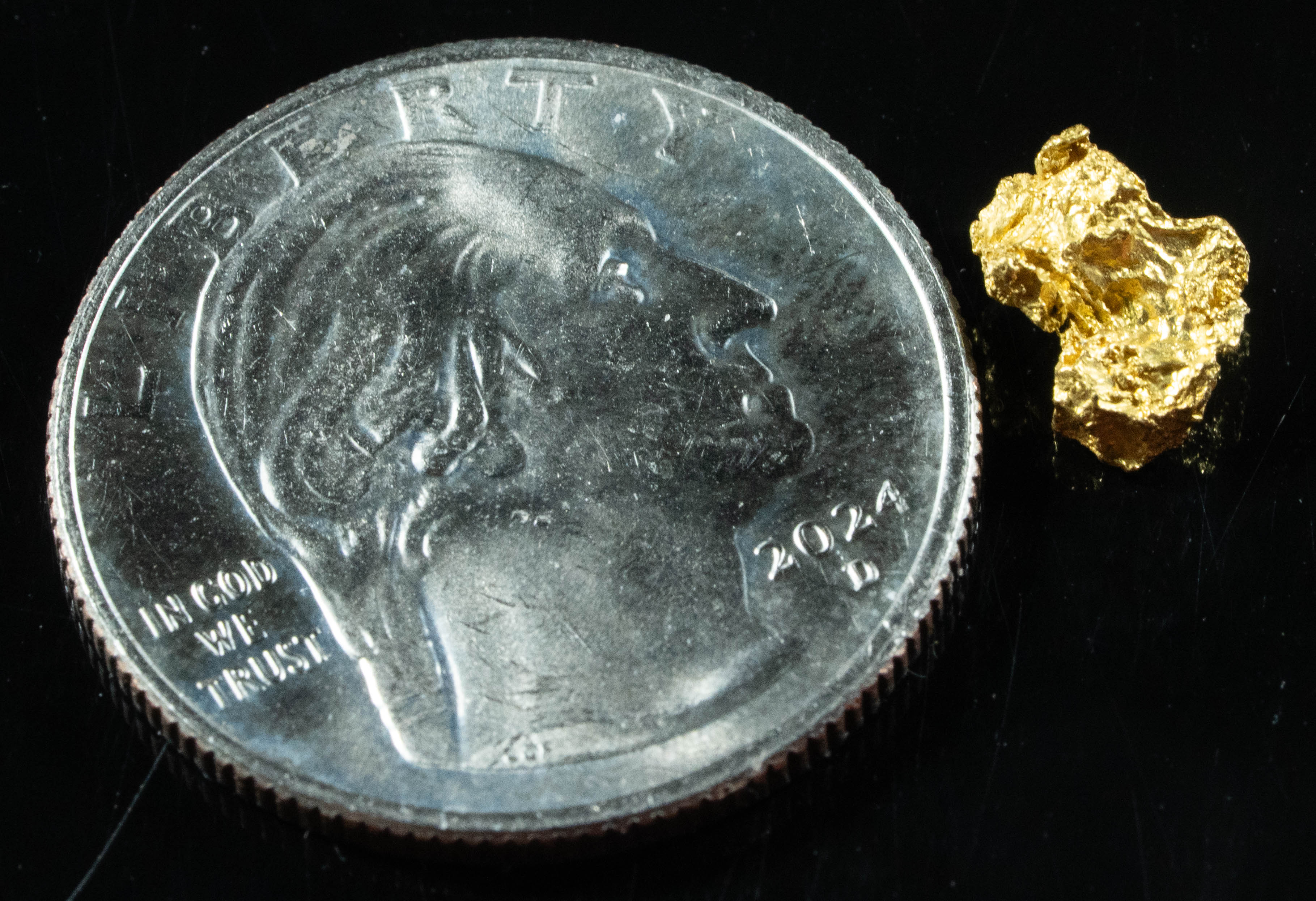 #791 Natural Gold Nugget Australian .99 Grams Genuine