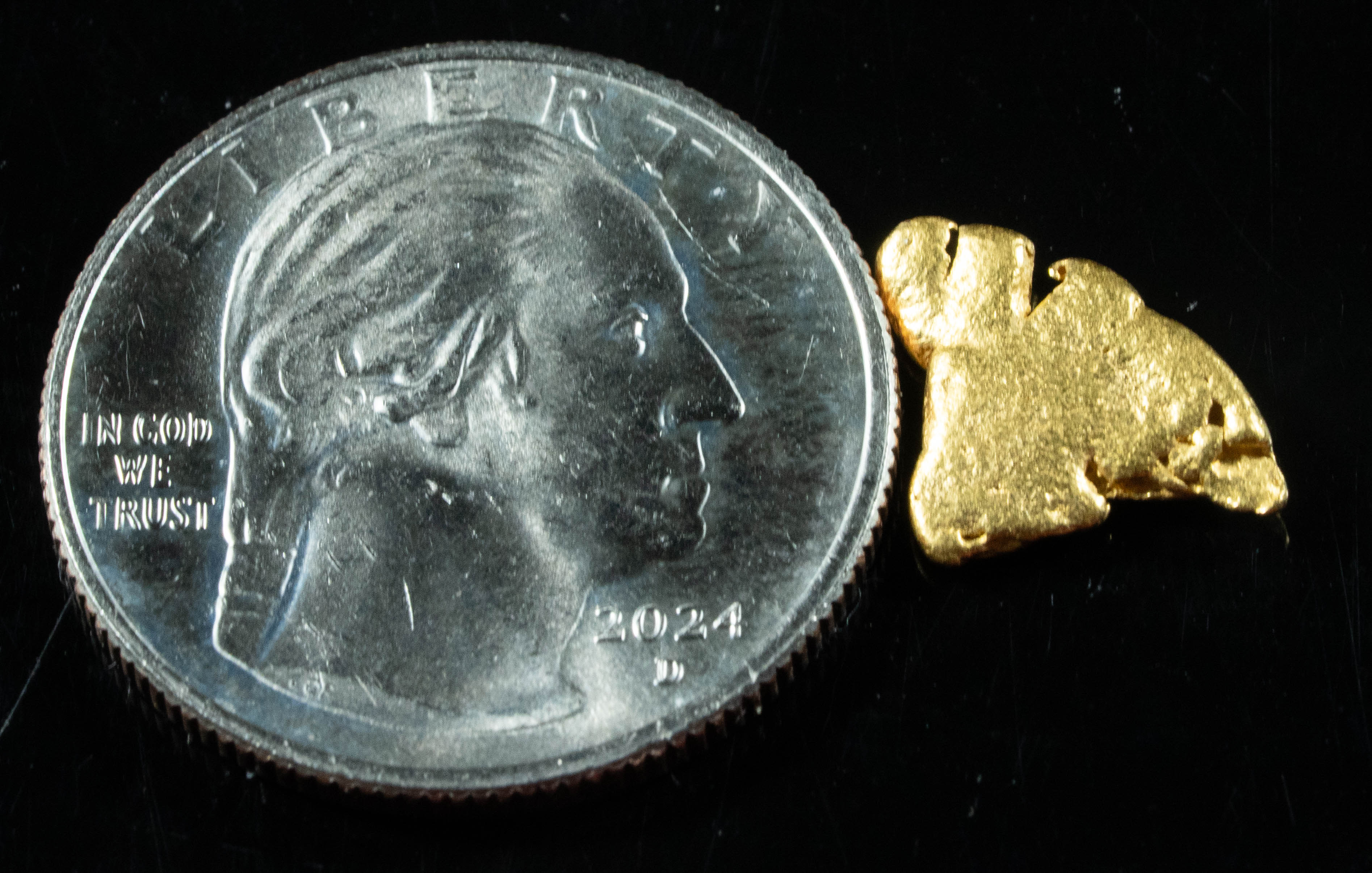 #877 Natural Gold Nugget Australian .78 Grams Genuine