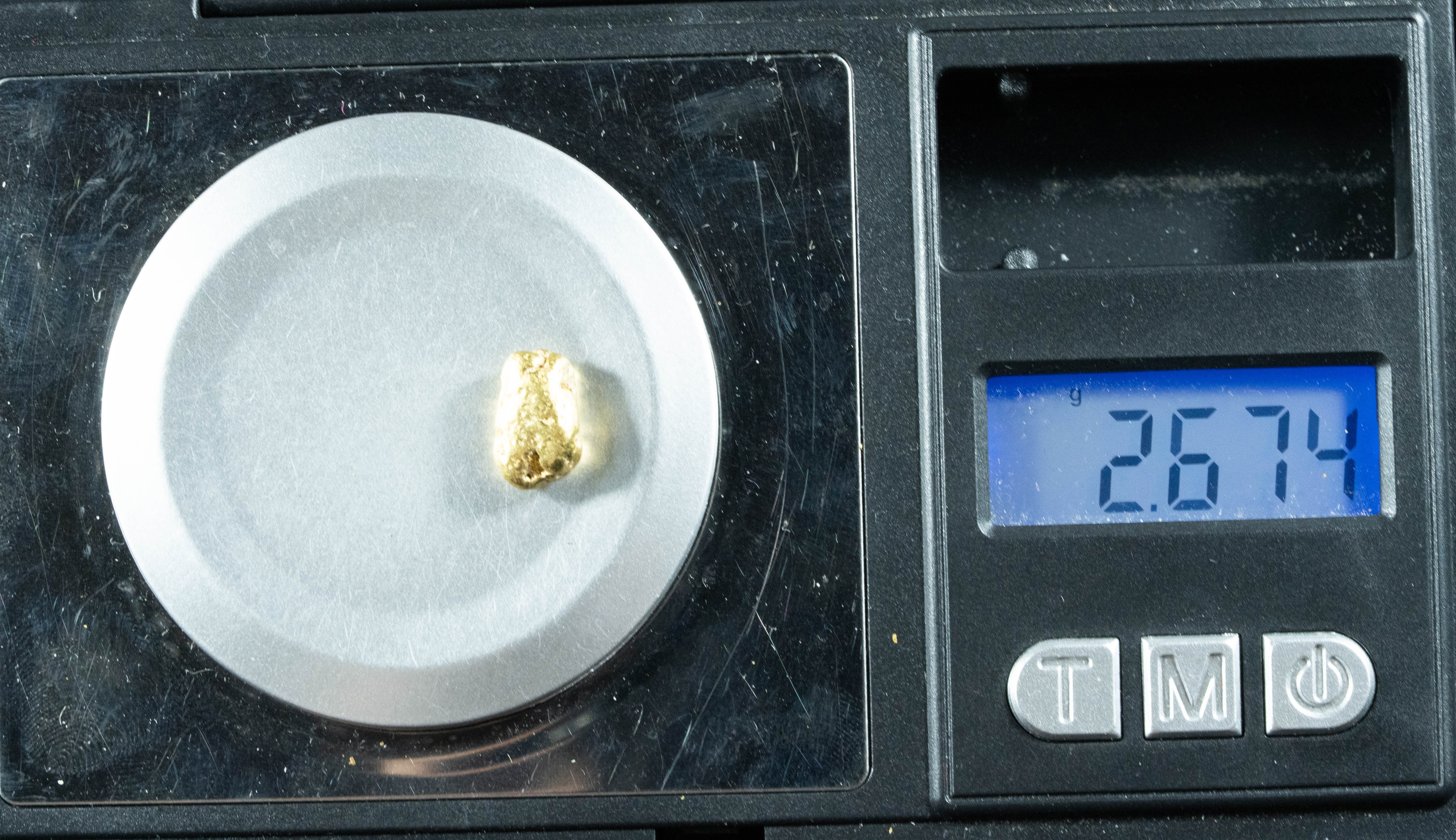 #304 Alaskan BC Natural Gold Nugget 2.67 Grams Genuine