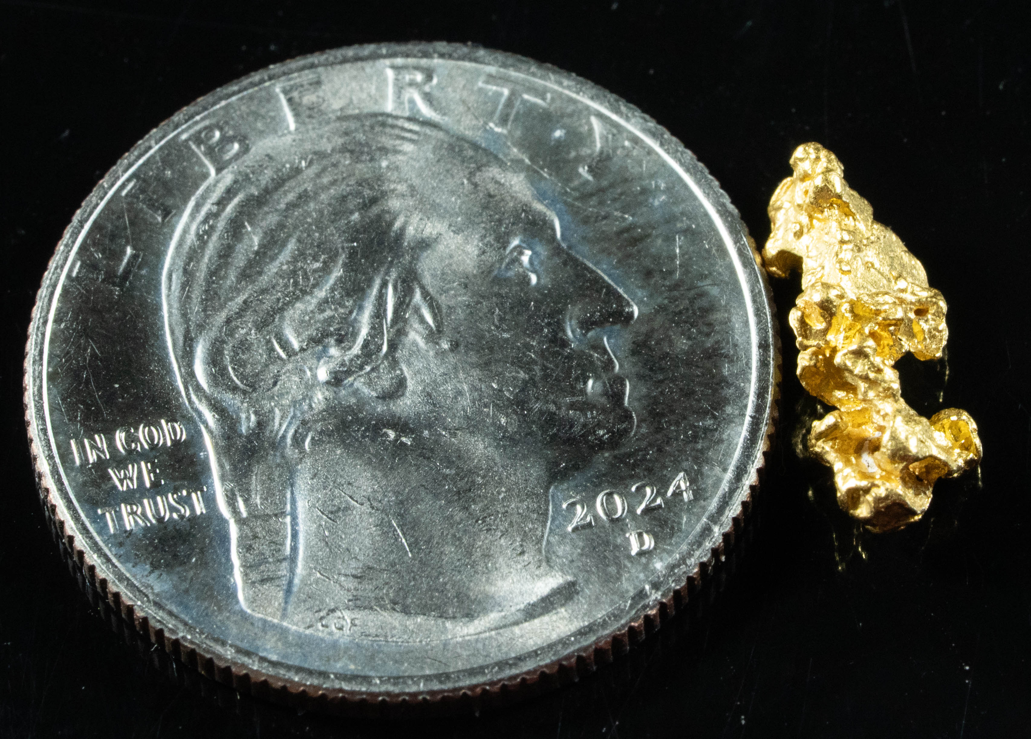 #889 Natural Gold Nugget Australian 1.18 Grams Genuine