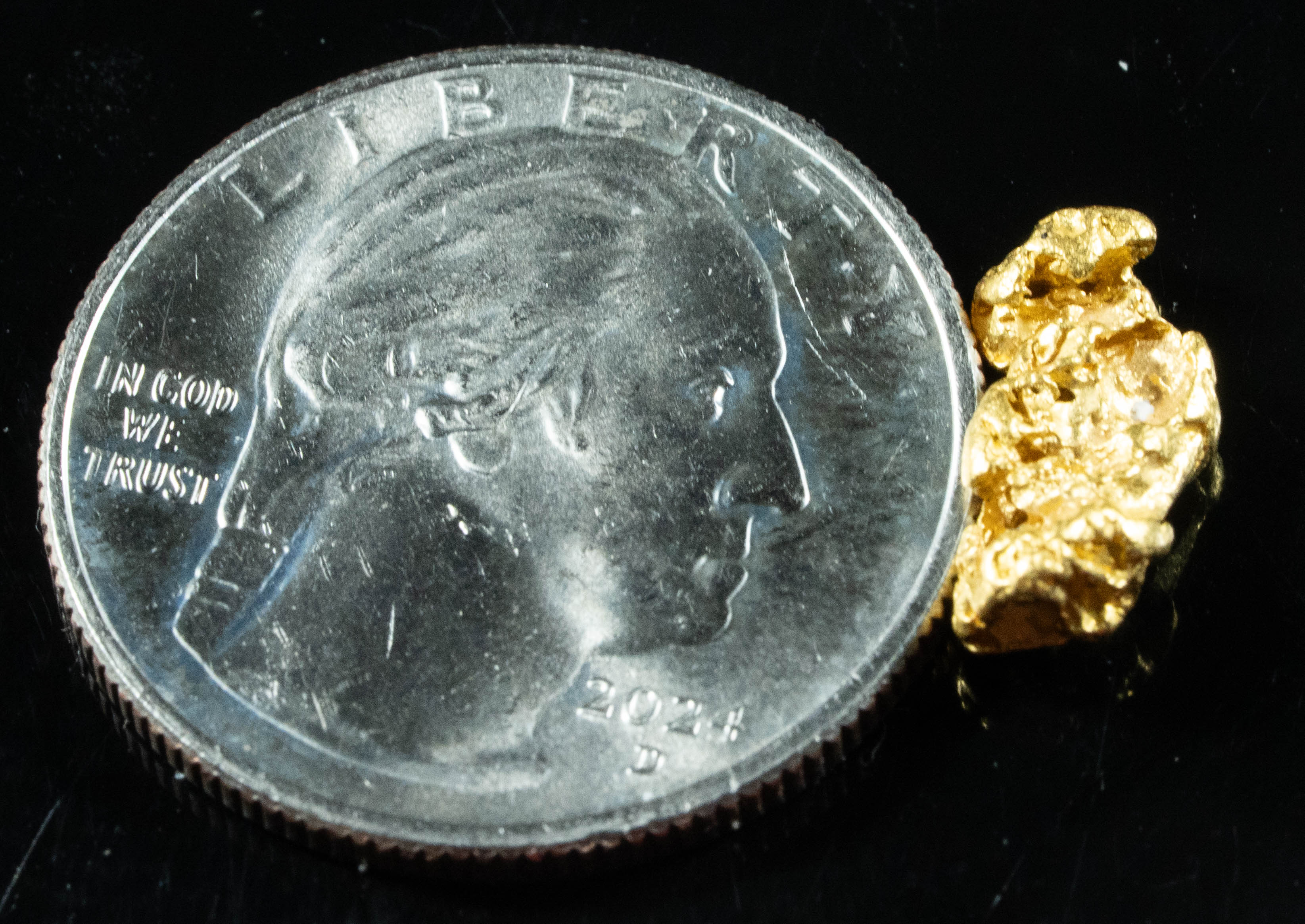 #891 Natural Gold Nugget Australian 1.53 Grams Genuine