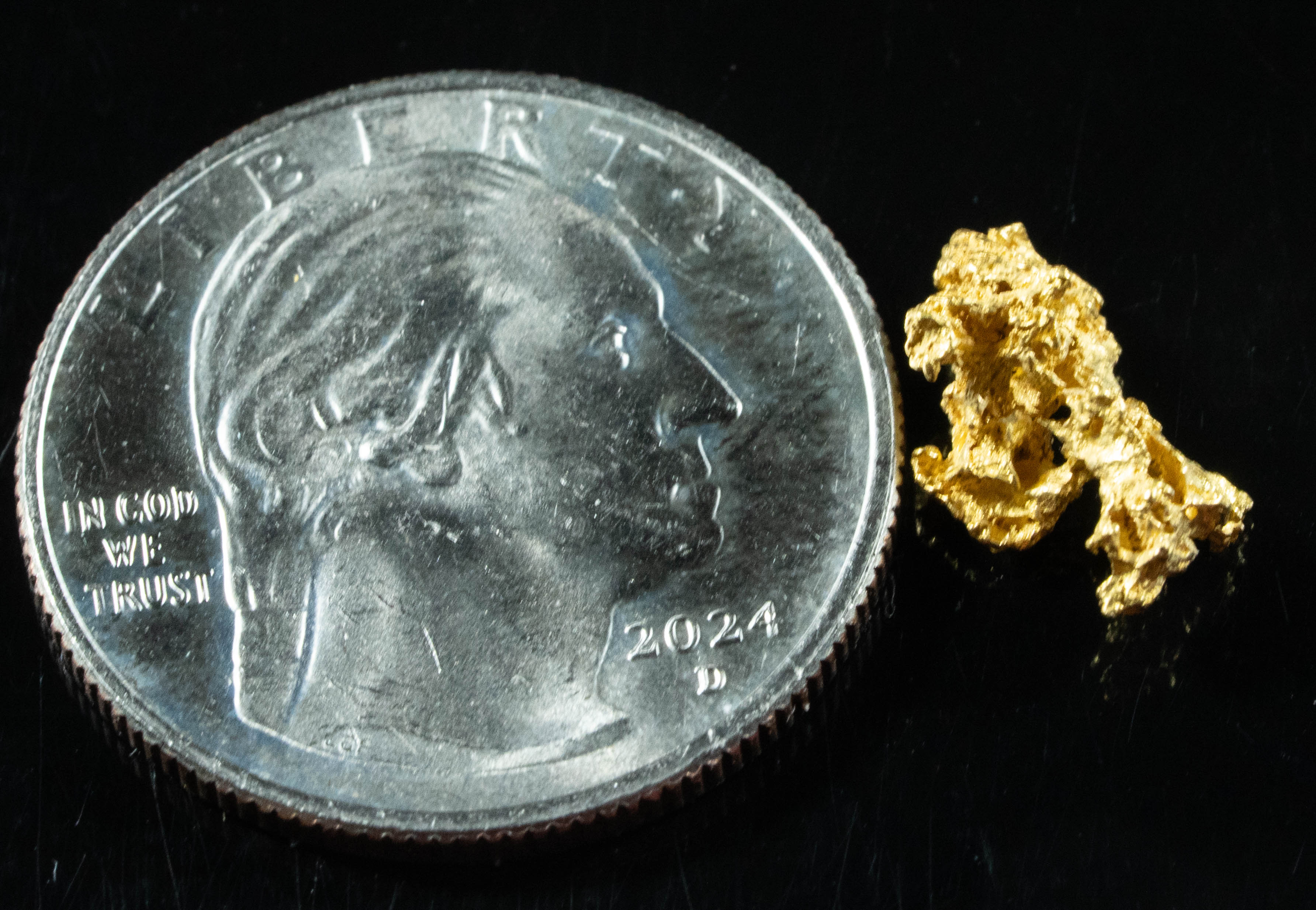 #893 Natural Gold Nugget Australian .82 Grams Genuine