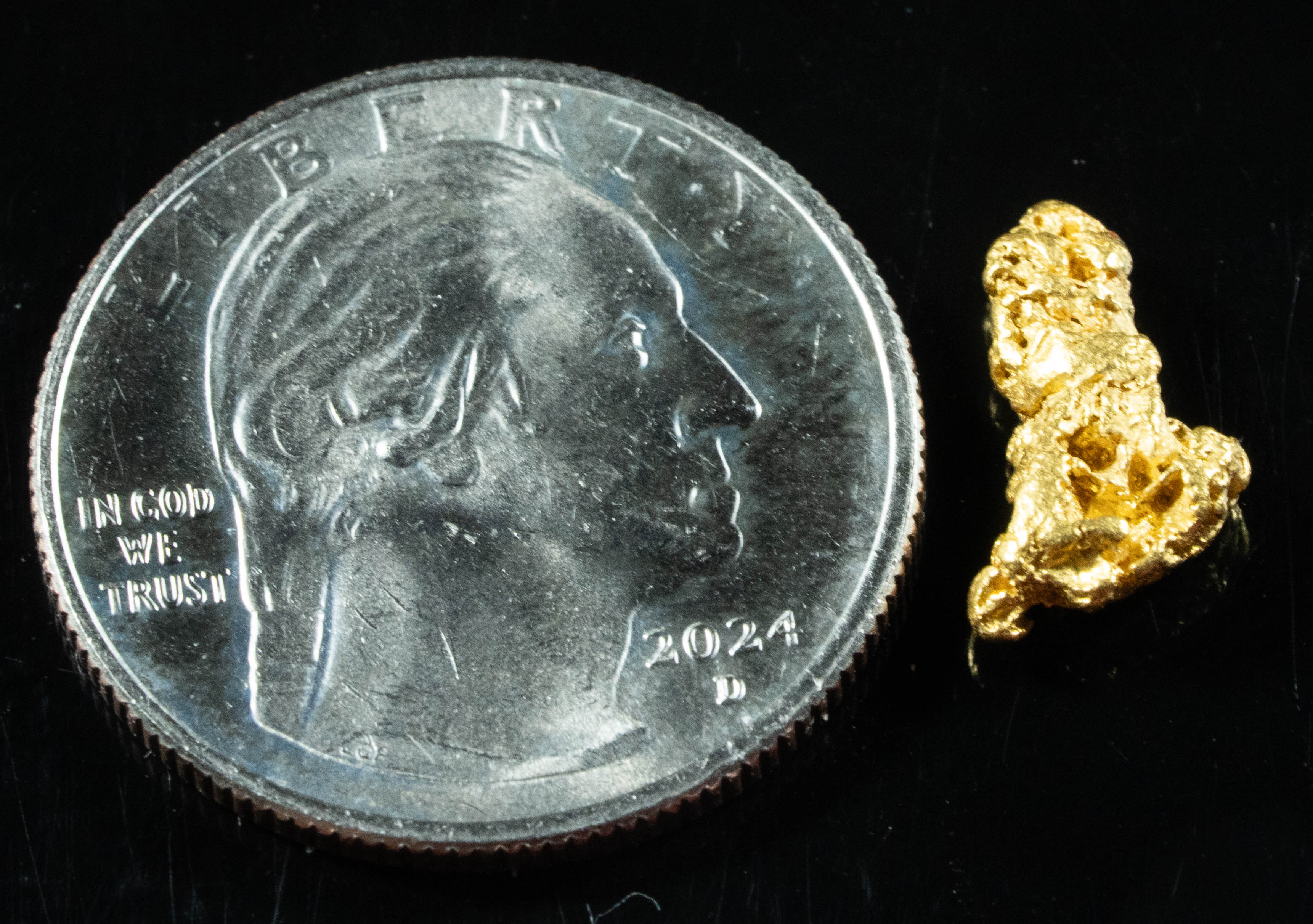 #897 Natural Gold Nugget Australian 1.48 Grams Genuine