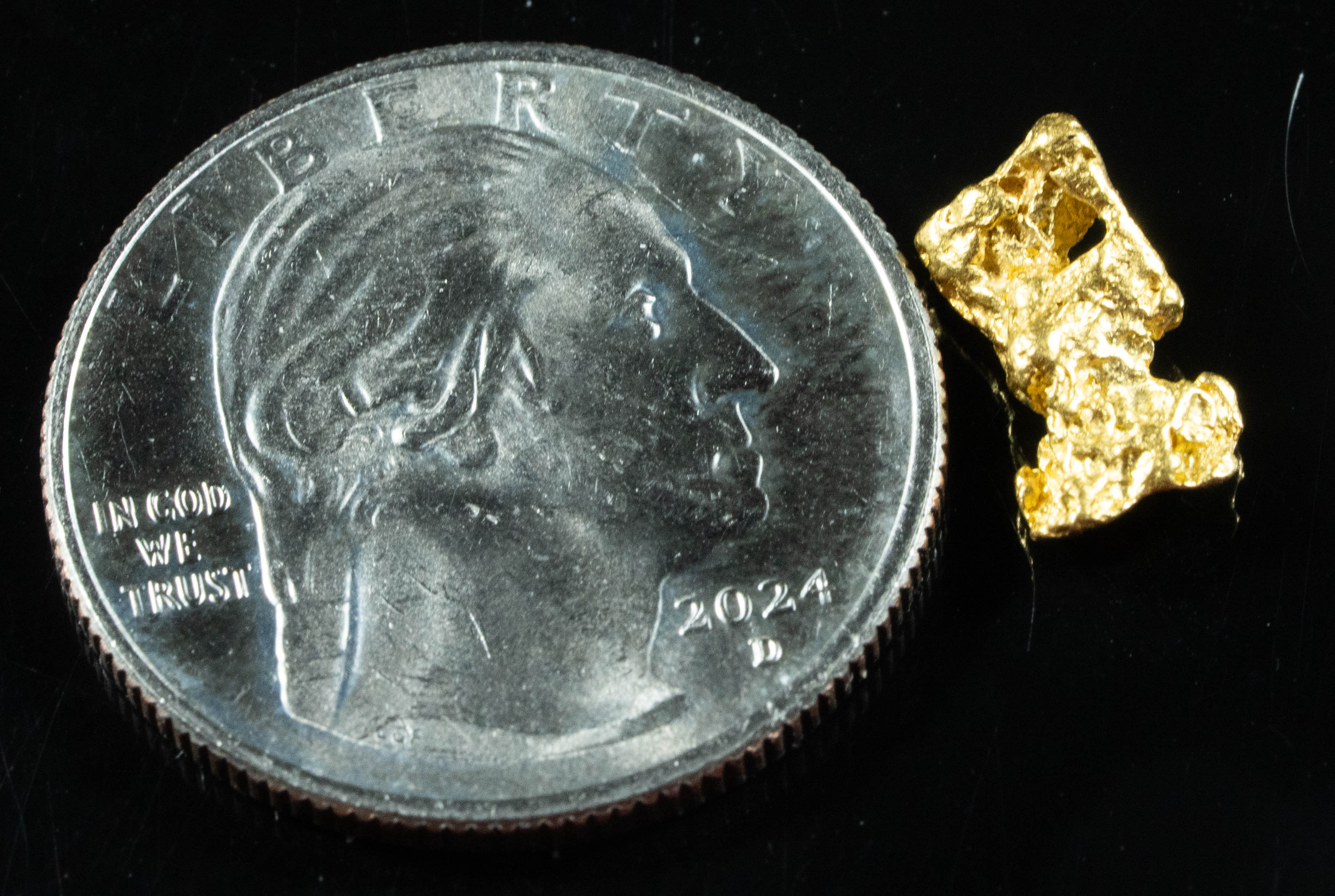 #900 Natural Gold Nugget Australian 1.33 Grams Genuine