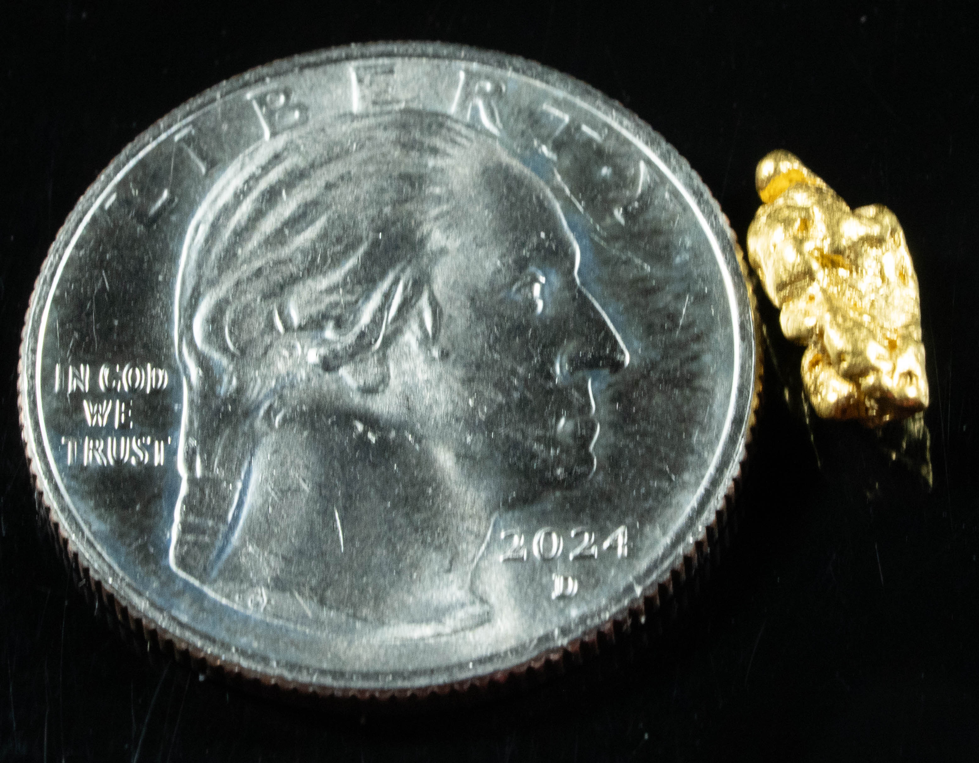 #722 Natural Gold Nugget Australian 1.25 Grams Genuine