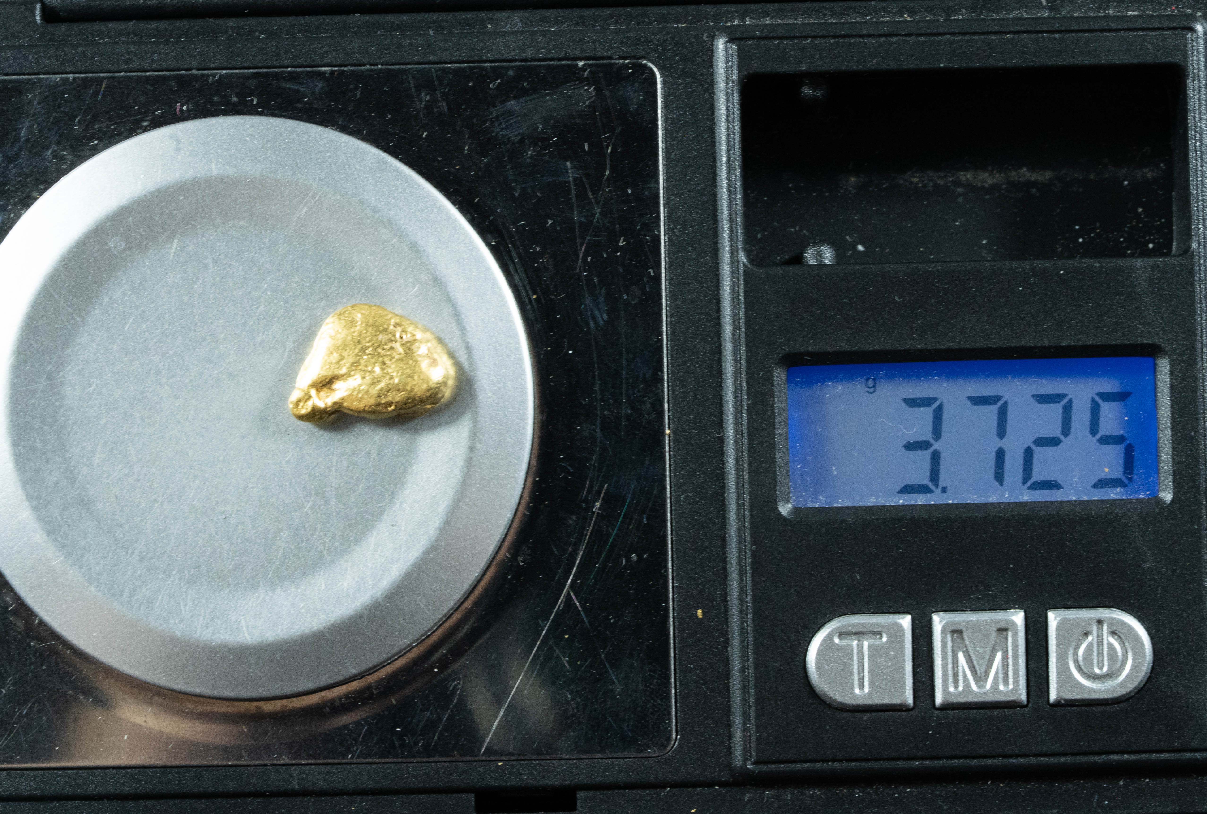 #337 Alaskan BC Natural Gold Nugget 3.72 Grams Genuine