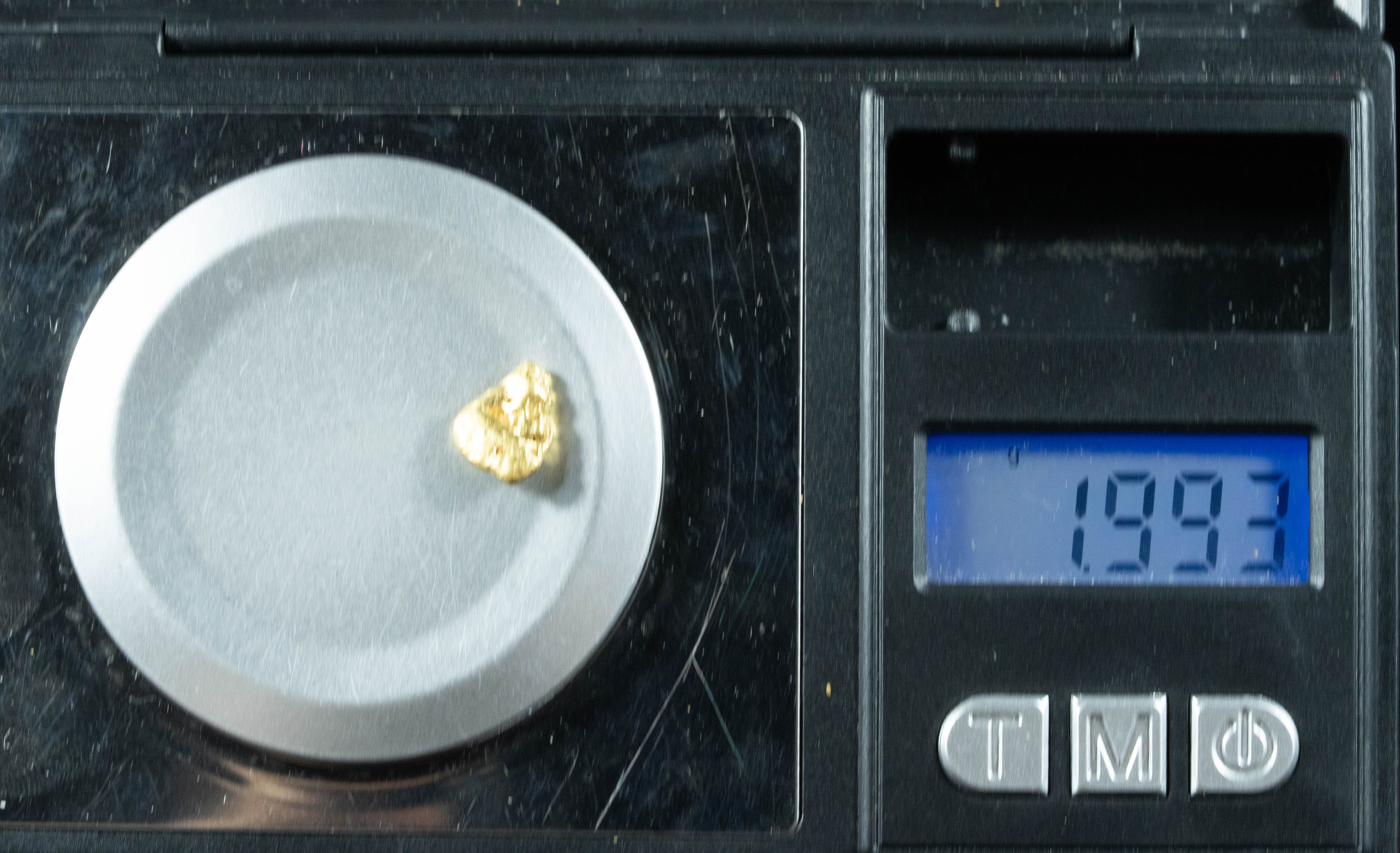 #101 Alaskan BC Natural Gold Nugget 1.99 Grams Genuine