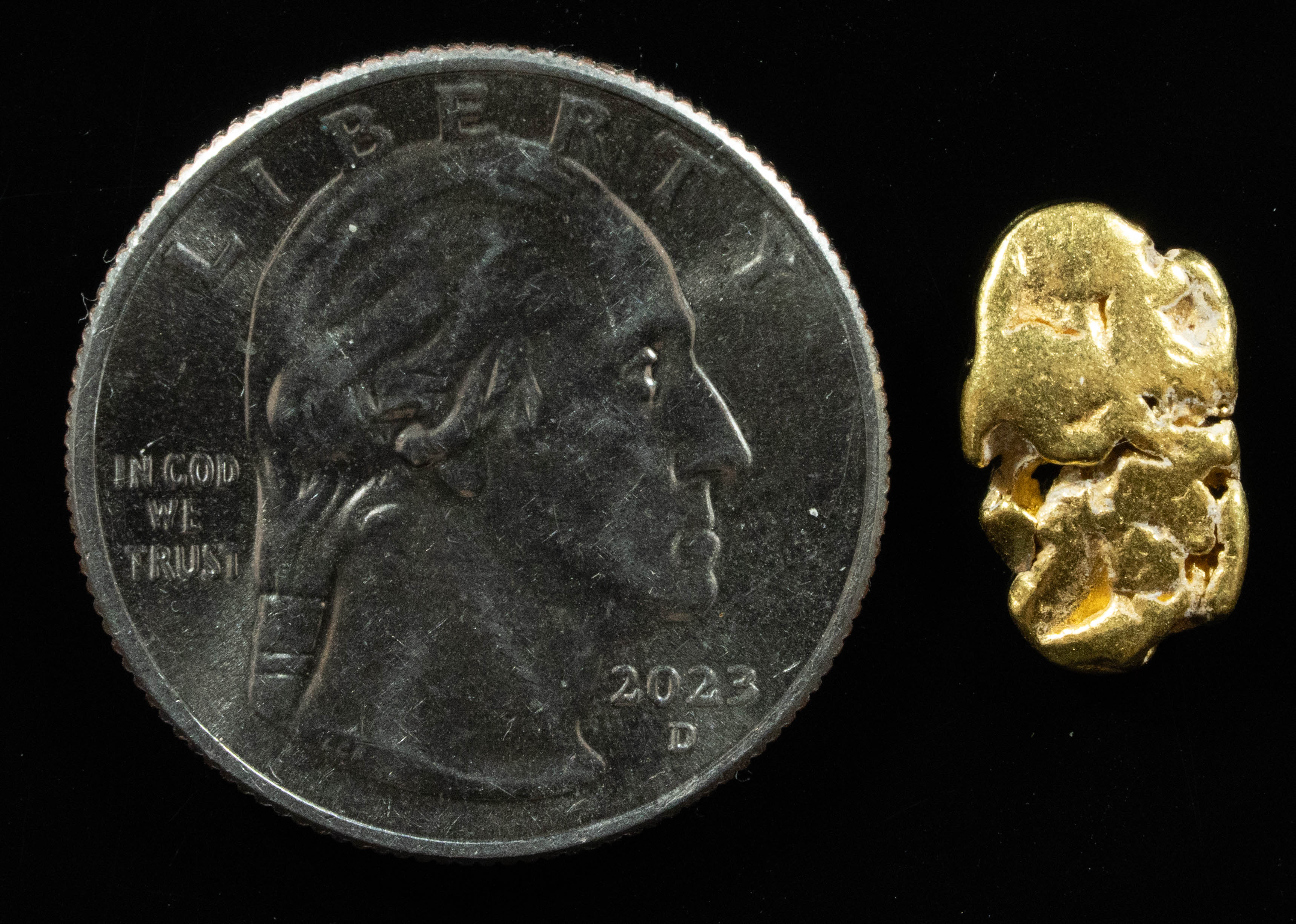#104 Alaskan BC Natural Gold Nugget 1.98 Grams Genuine