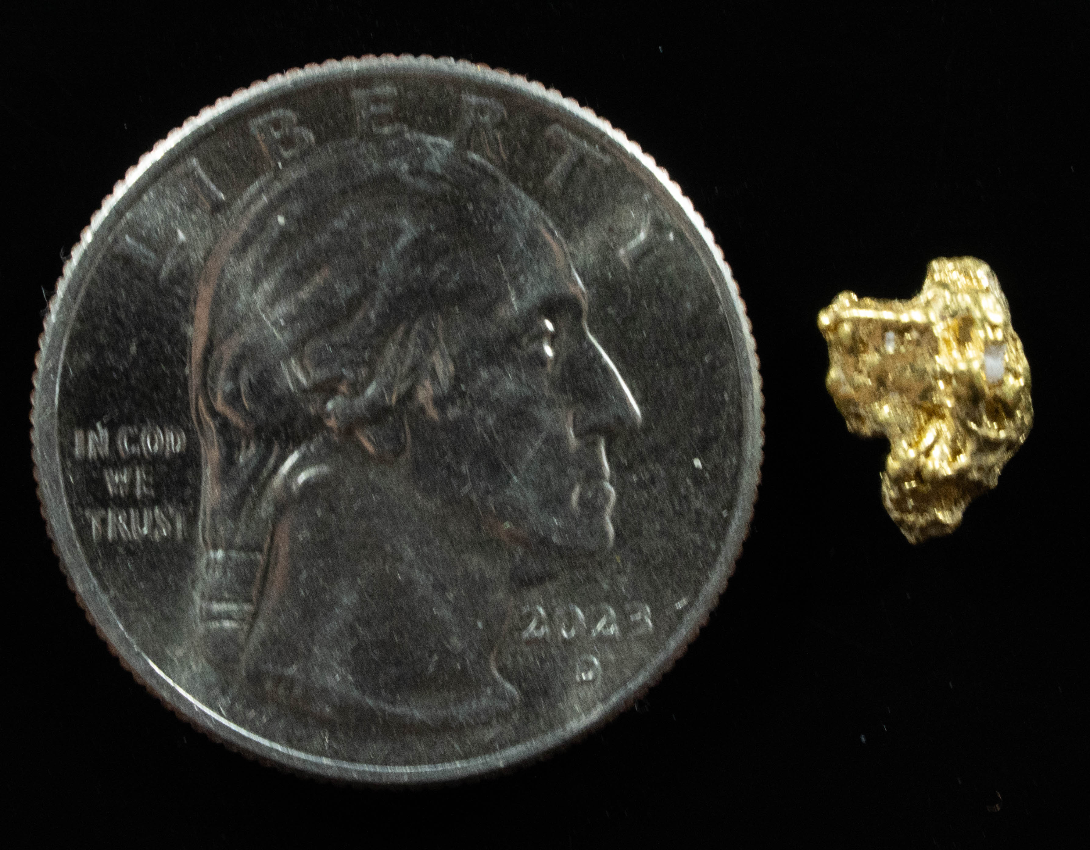 #110 Alaskan BC Natural Gold Nugget .73 Grams Genuine