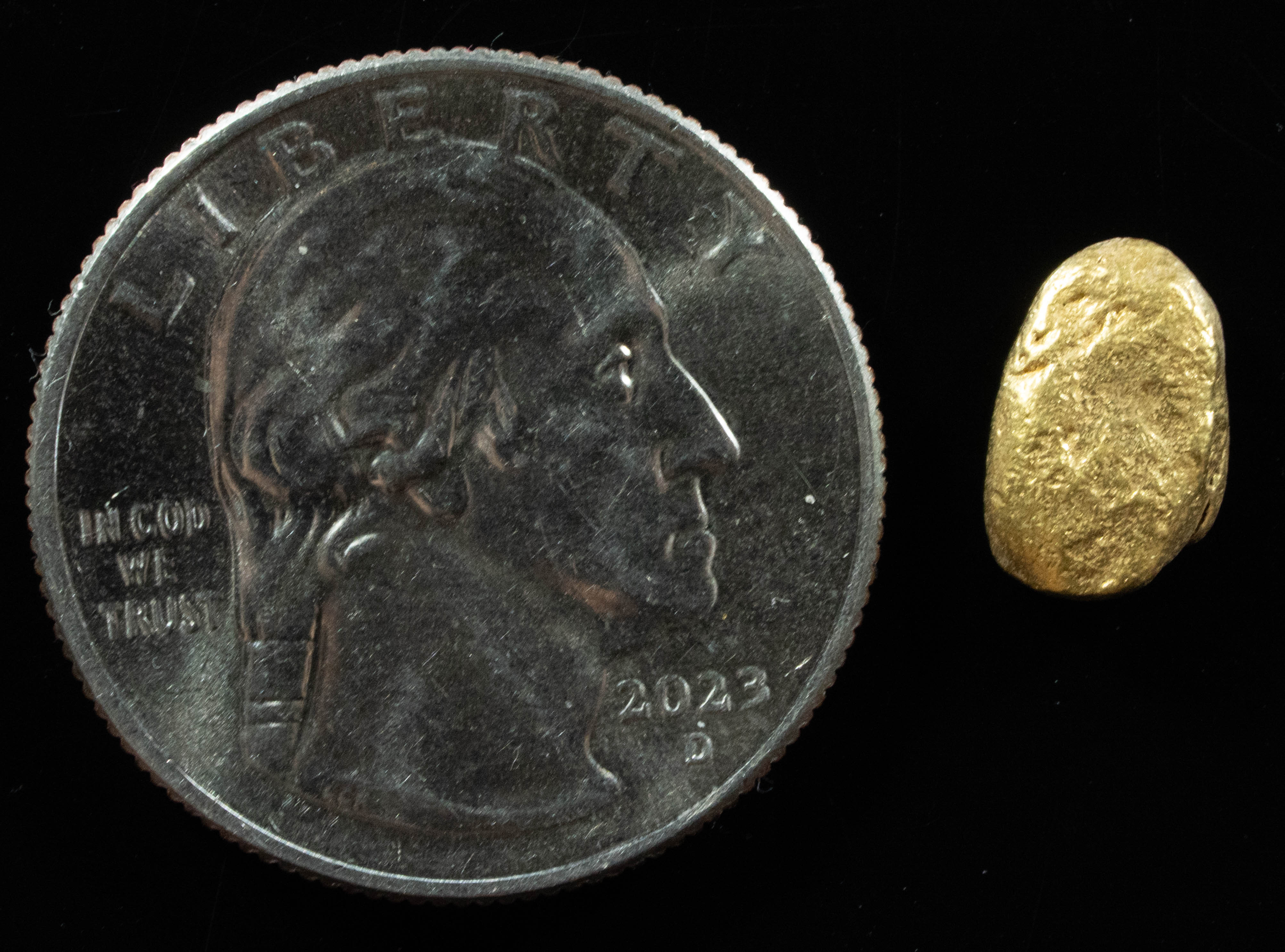 #164 Alaskan BC Natural Gold Nugget 1.80 Grams Genuine