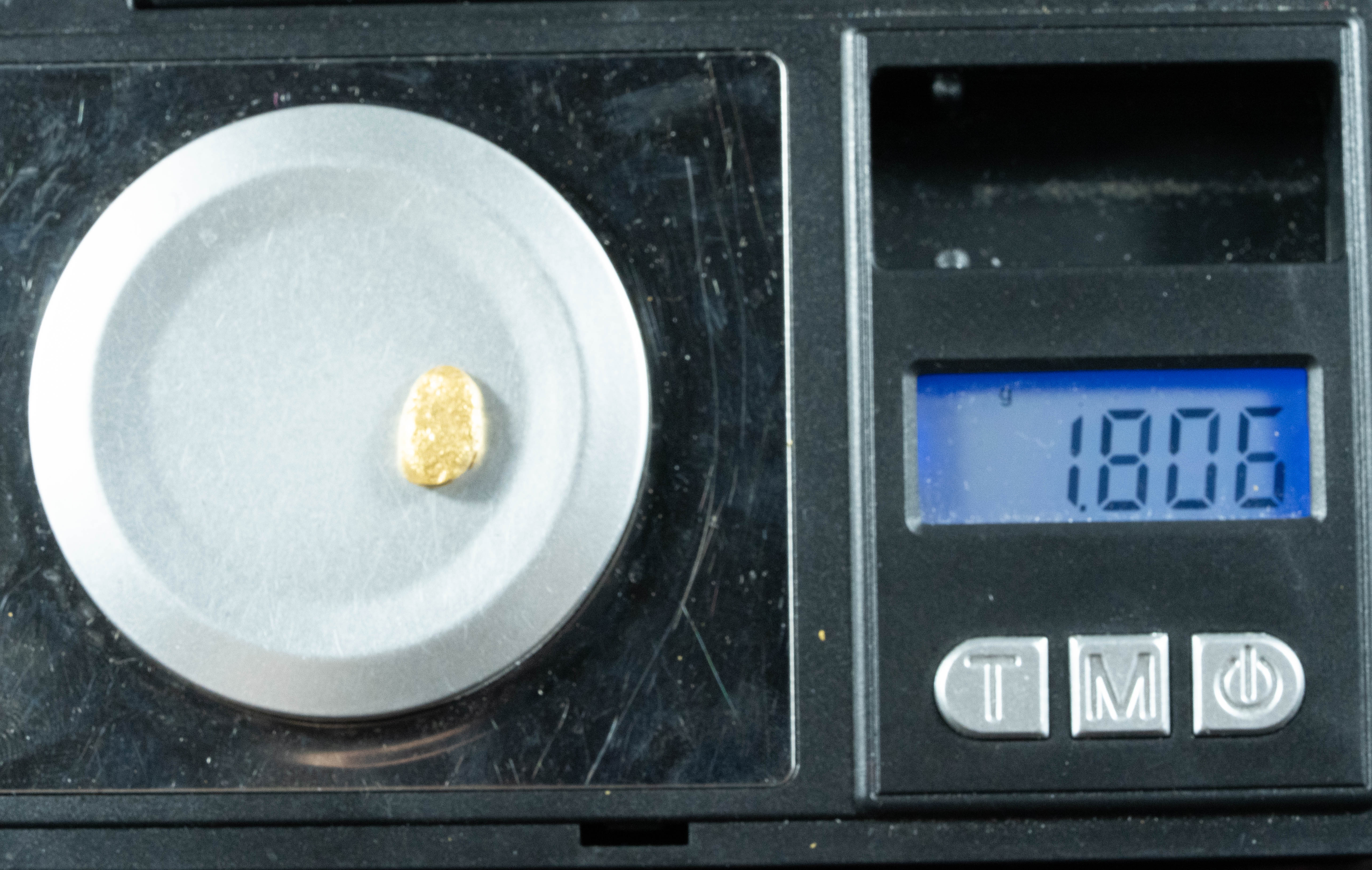 #164 Alaskan BC Natural Gold Nugget 1.80 Grams Genuine