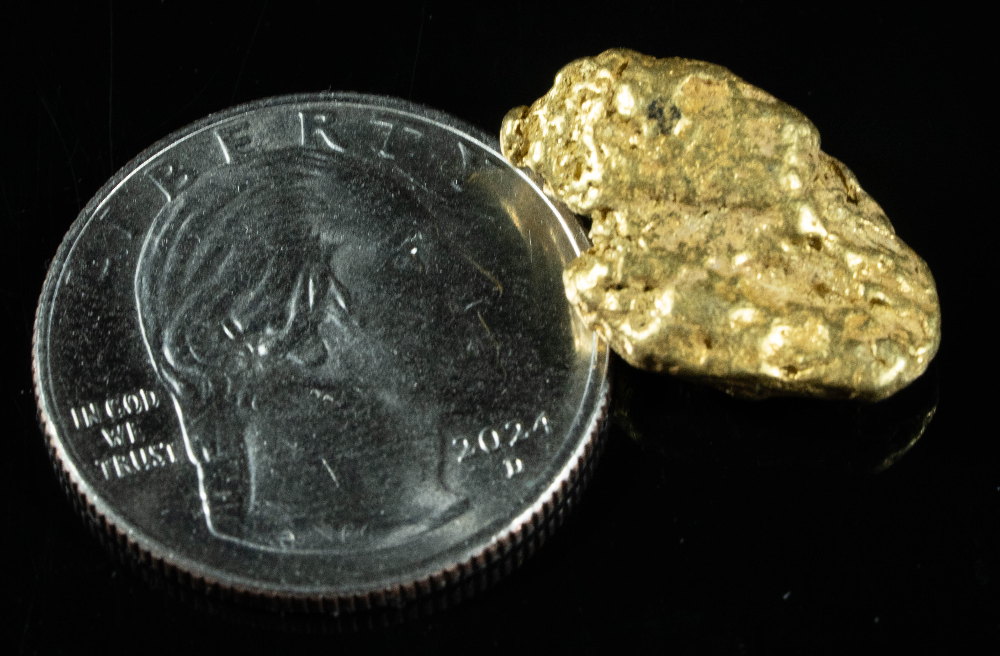 #423 Alaskan BC Natural Gold Nugget 8.90 Grams Genuine