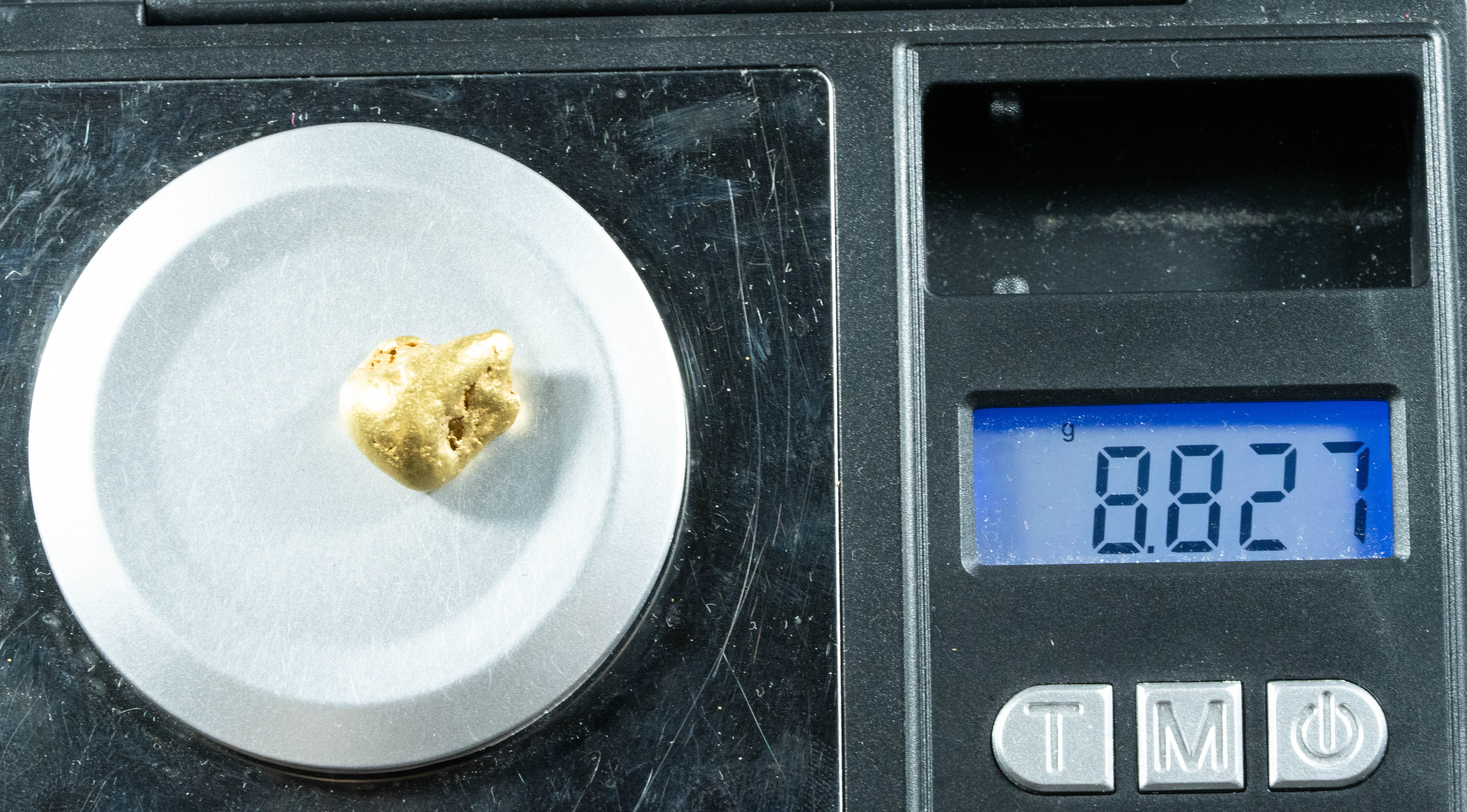 #414 Alaskan BC Natural Gold Nugget 8.82 Grams Genuine