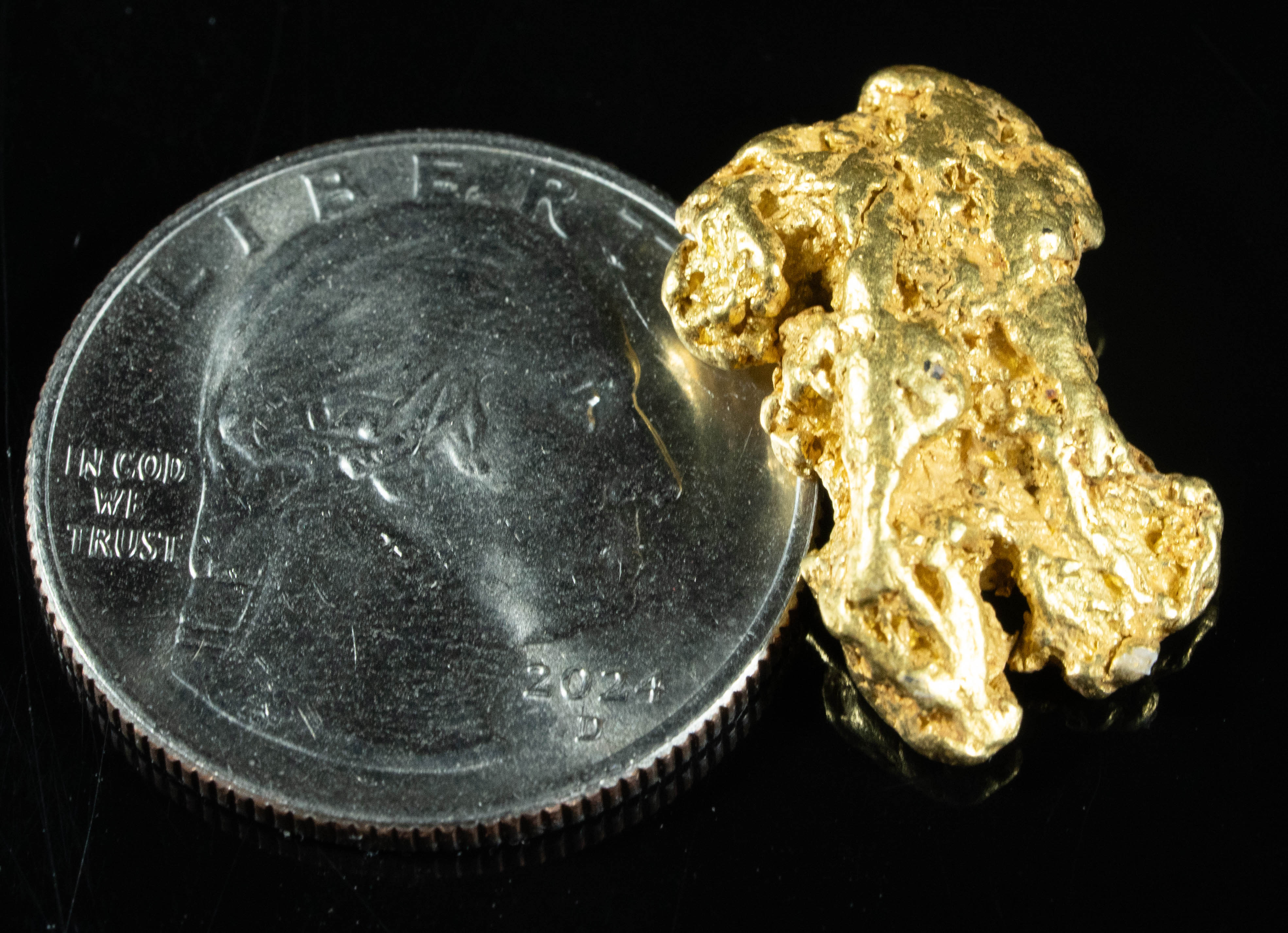 #426 Alaskan BC Natural Gold Nugget 8.08 Grams Genuine