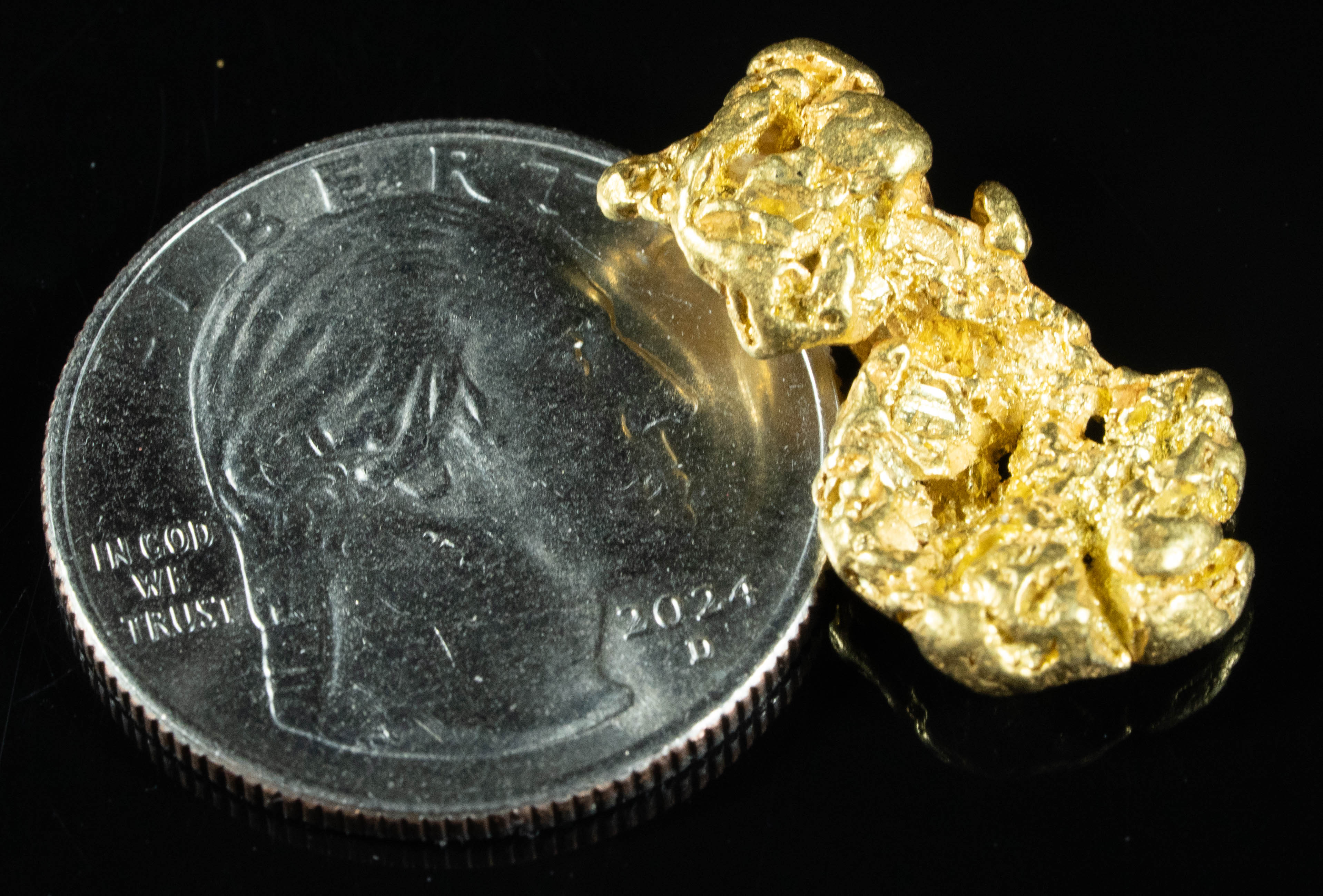 #427 Alaskan BC Natural Gold Nugget 5.80 Grams Genuine