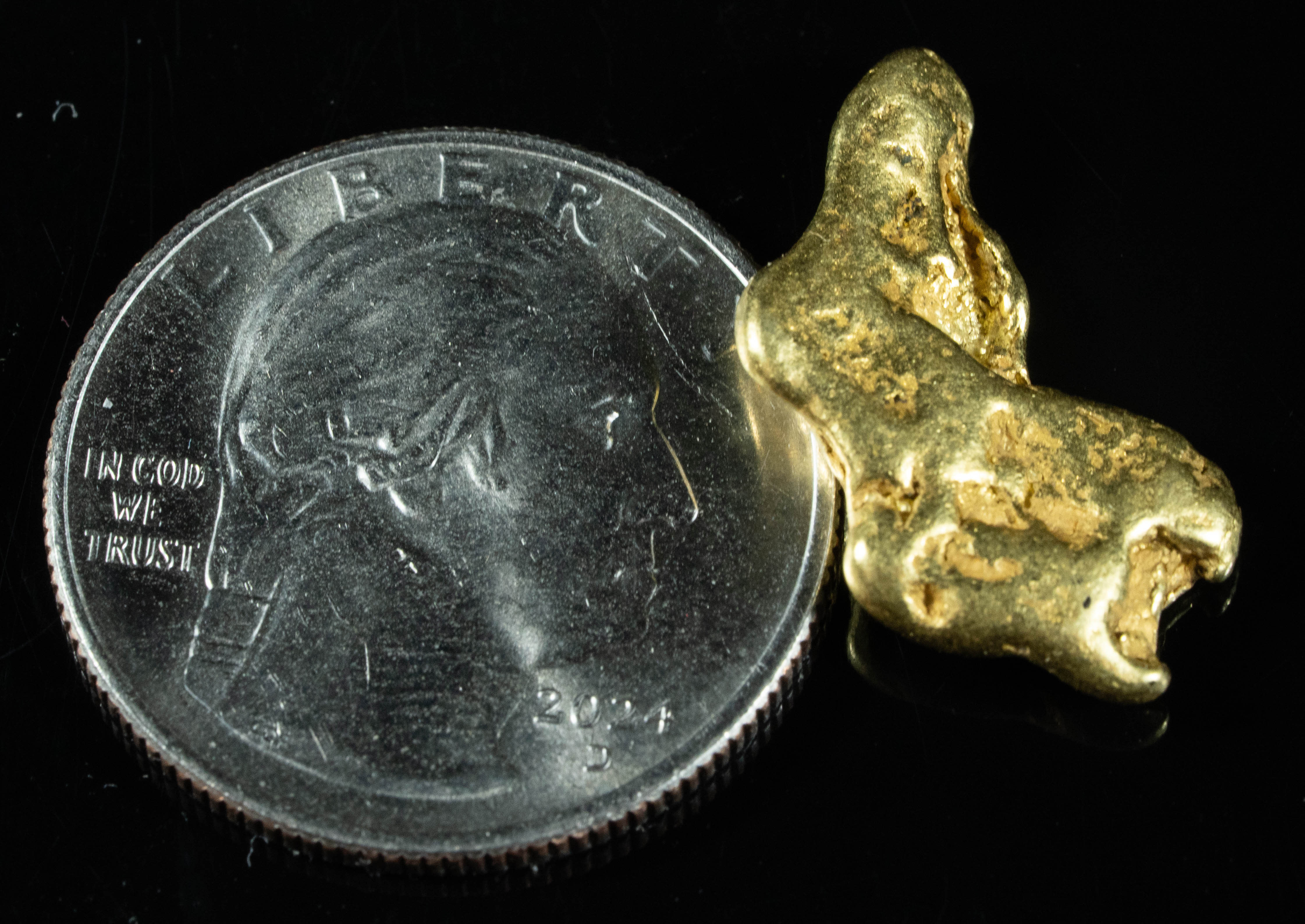 #429 Alaskan BC Natural Gold Nugget 6.35 Grams Genuine