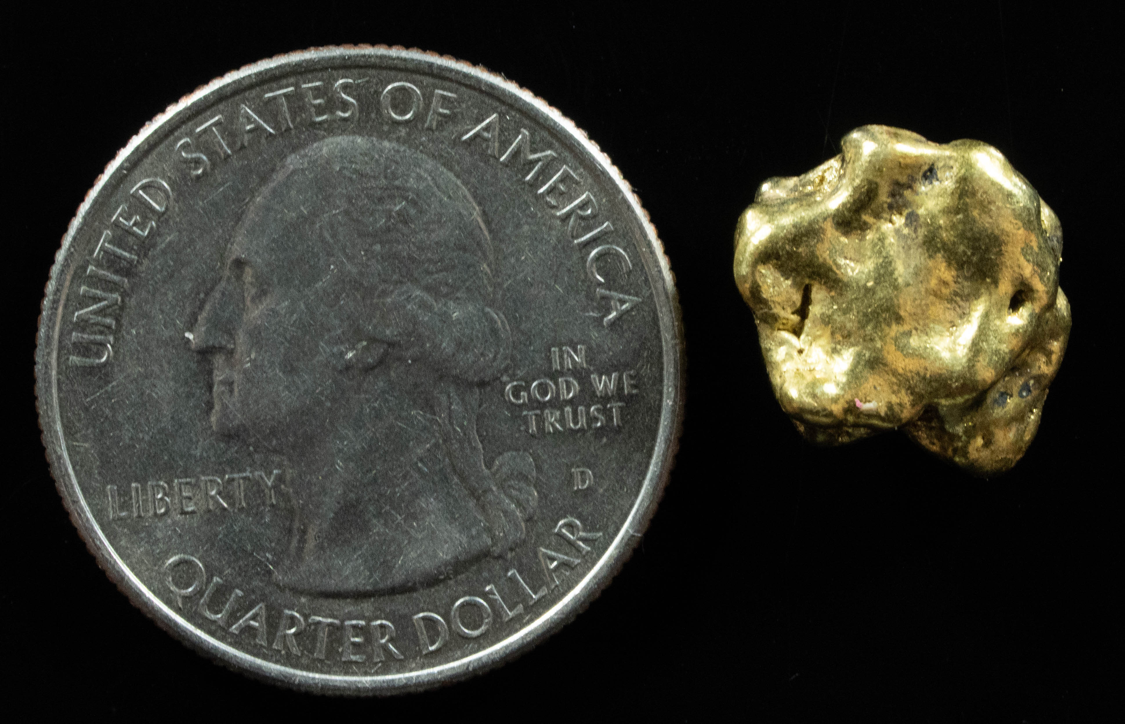 #427 Alaskan BC Natural Gold Nugget 5.99 Grams Genuine