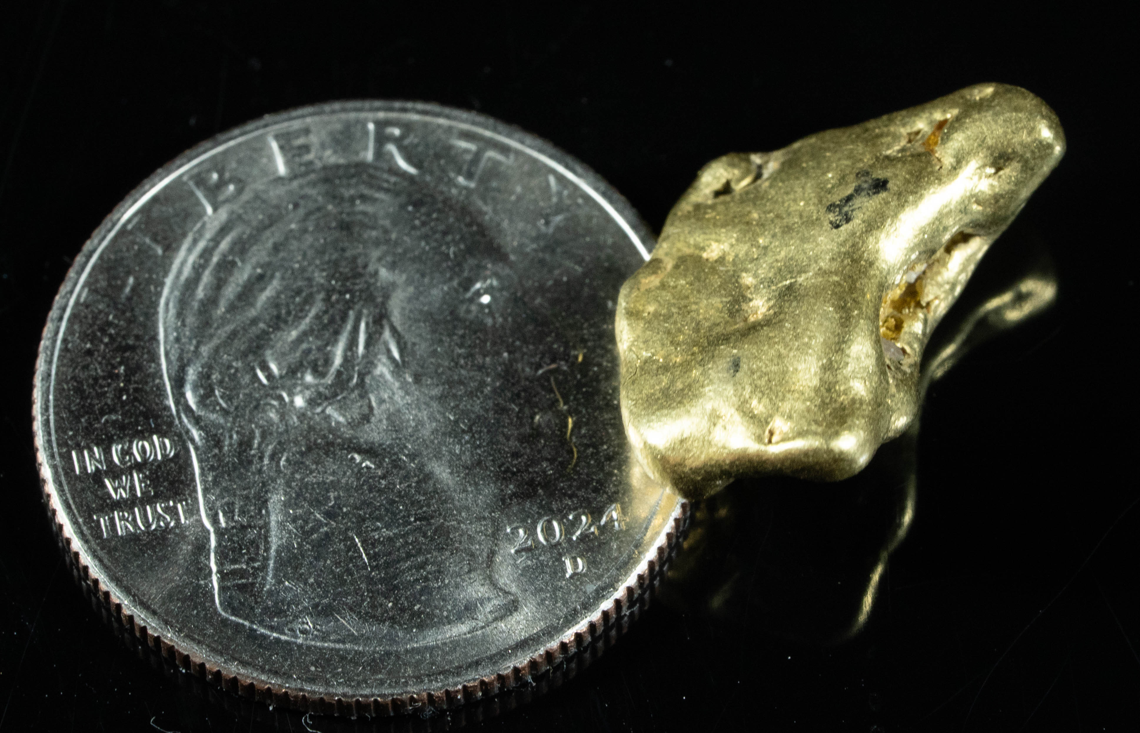 #431 Alaskan BC Natural Gold Nugget 9.22 Grams Genuine