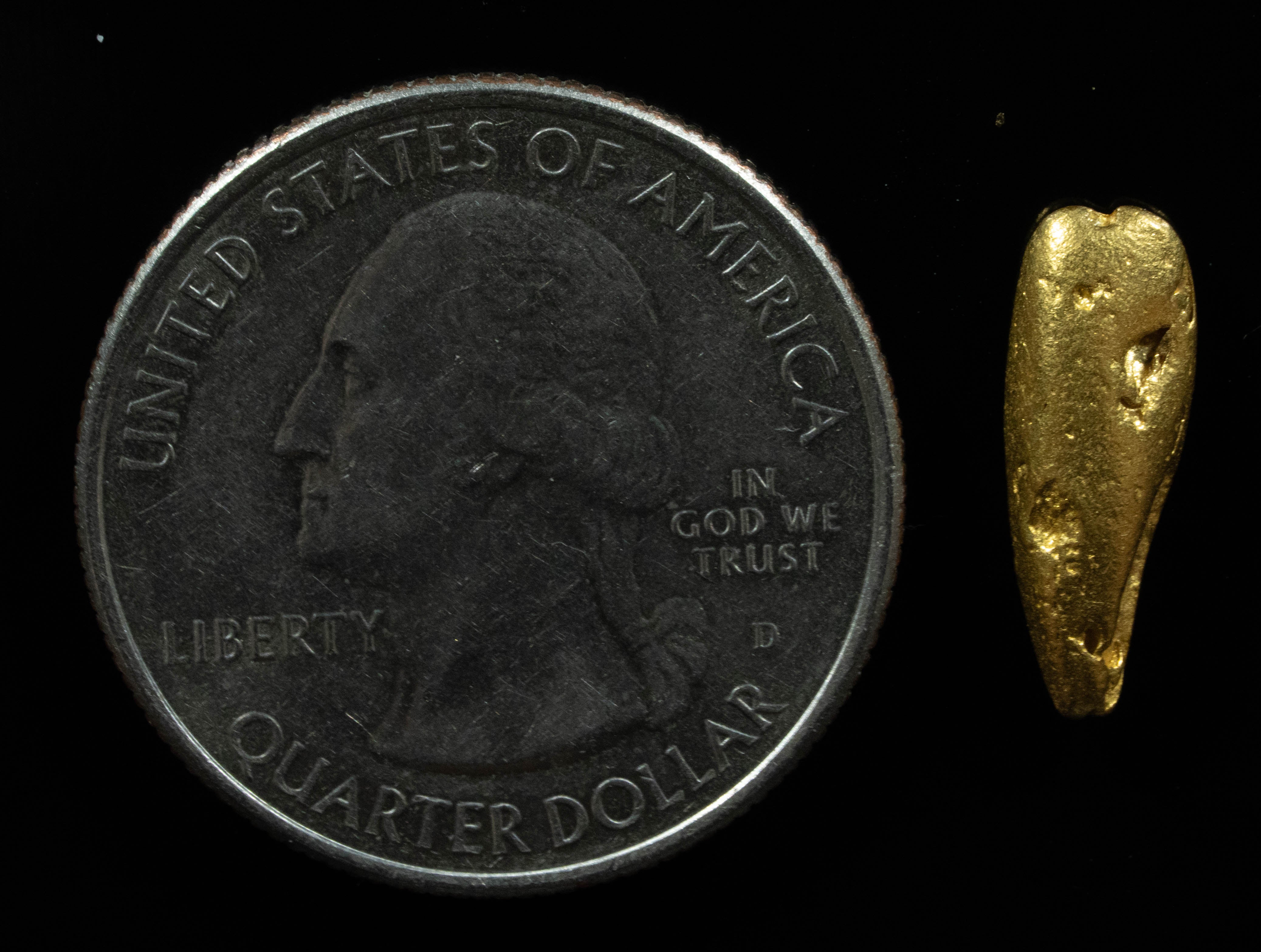 #1063 Natural Gold Nugget Australian 2.20 Grams Genuine