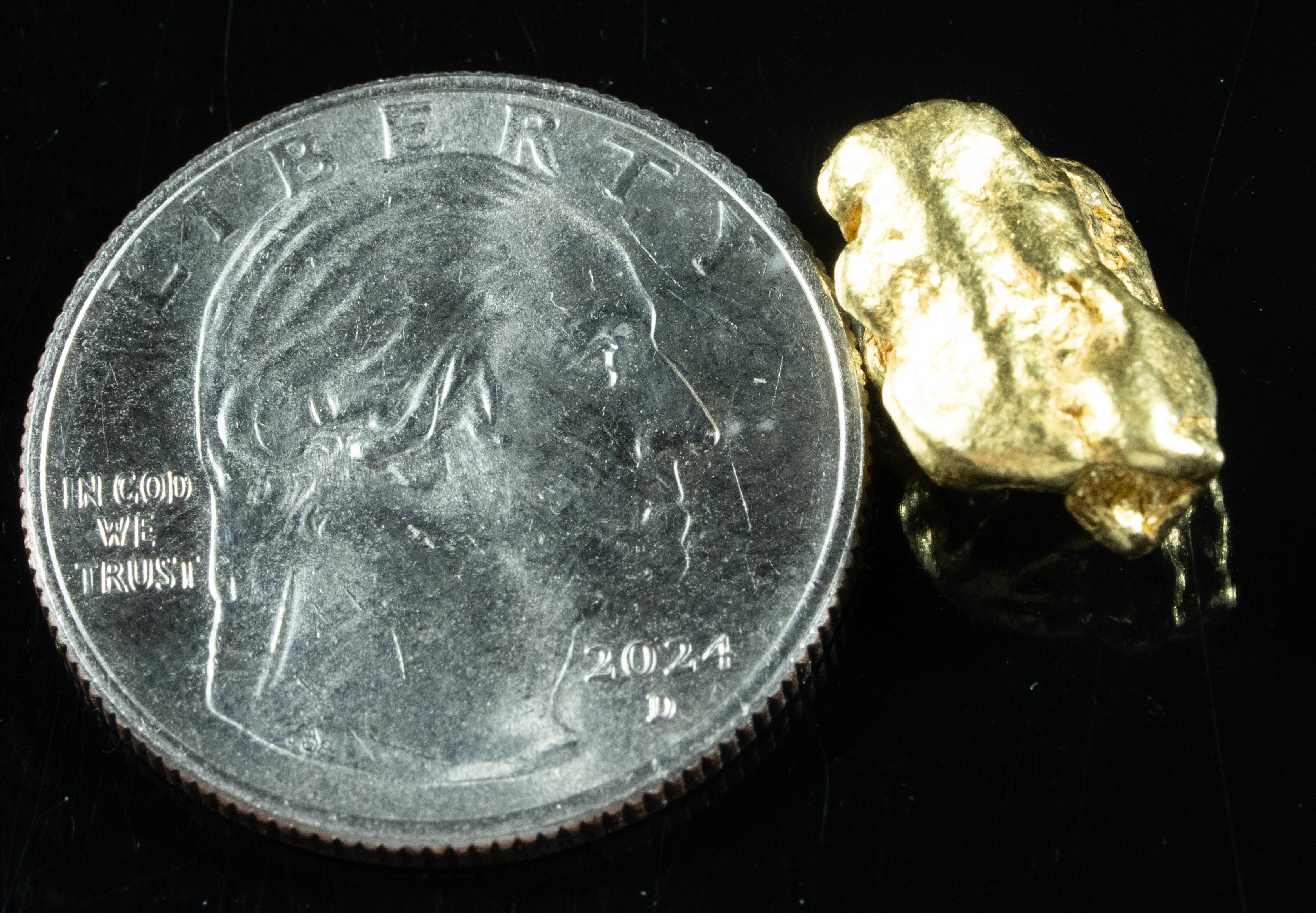 #5 California Gold Nugget 5.38 Gram Authentic Natural