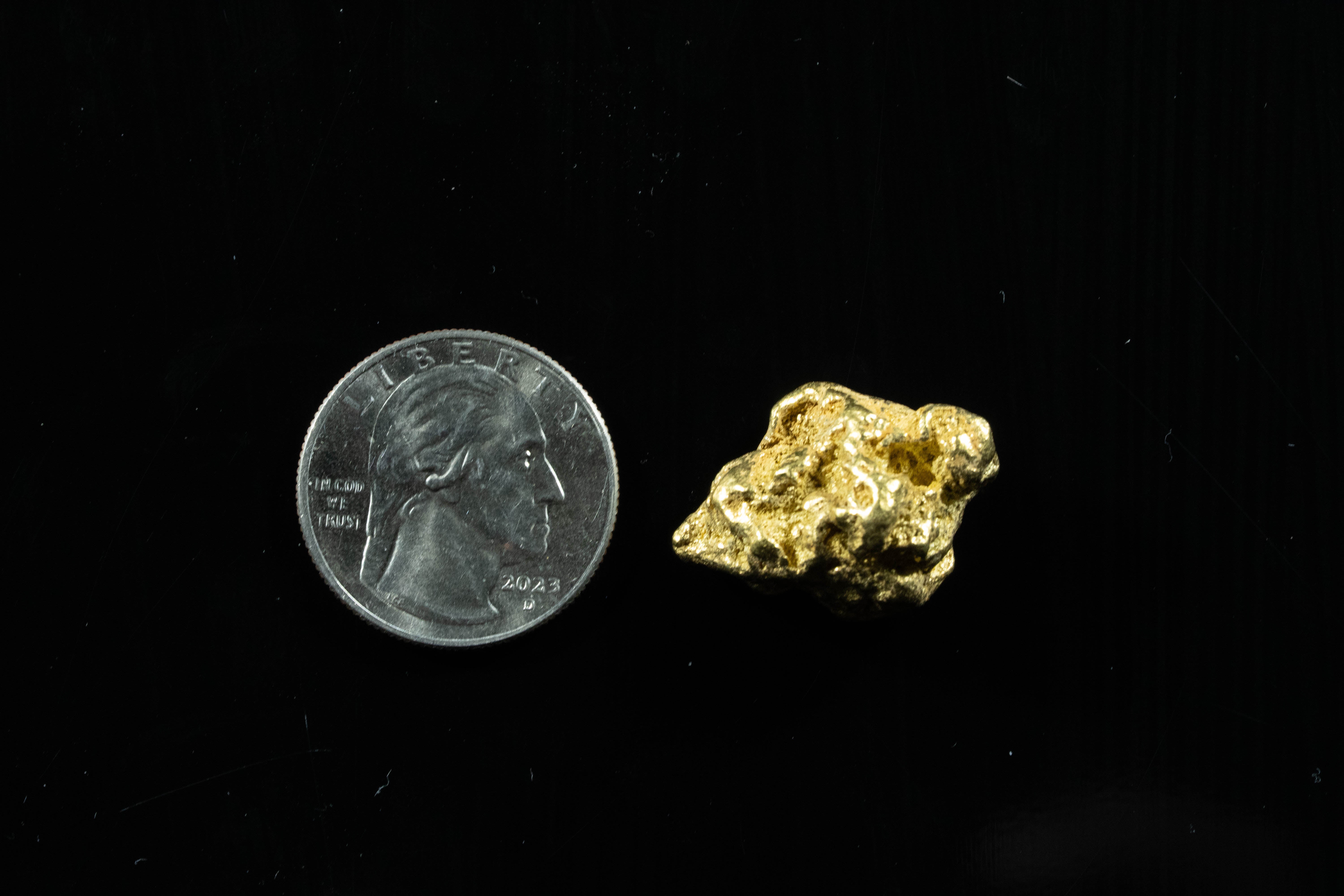 #380 Alaskan BC Natural Gold Nugget 15.86 Grams Genuine