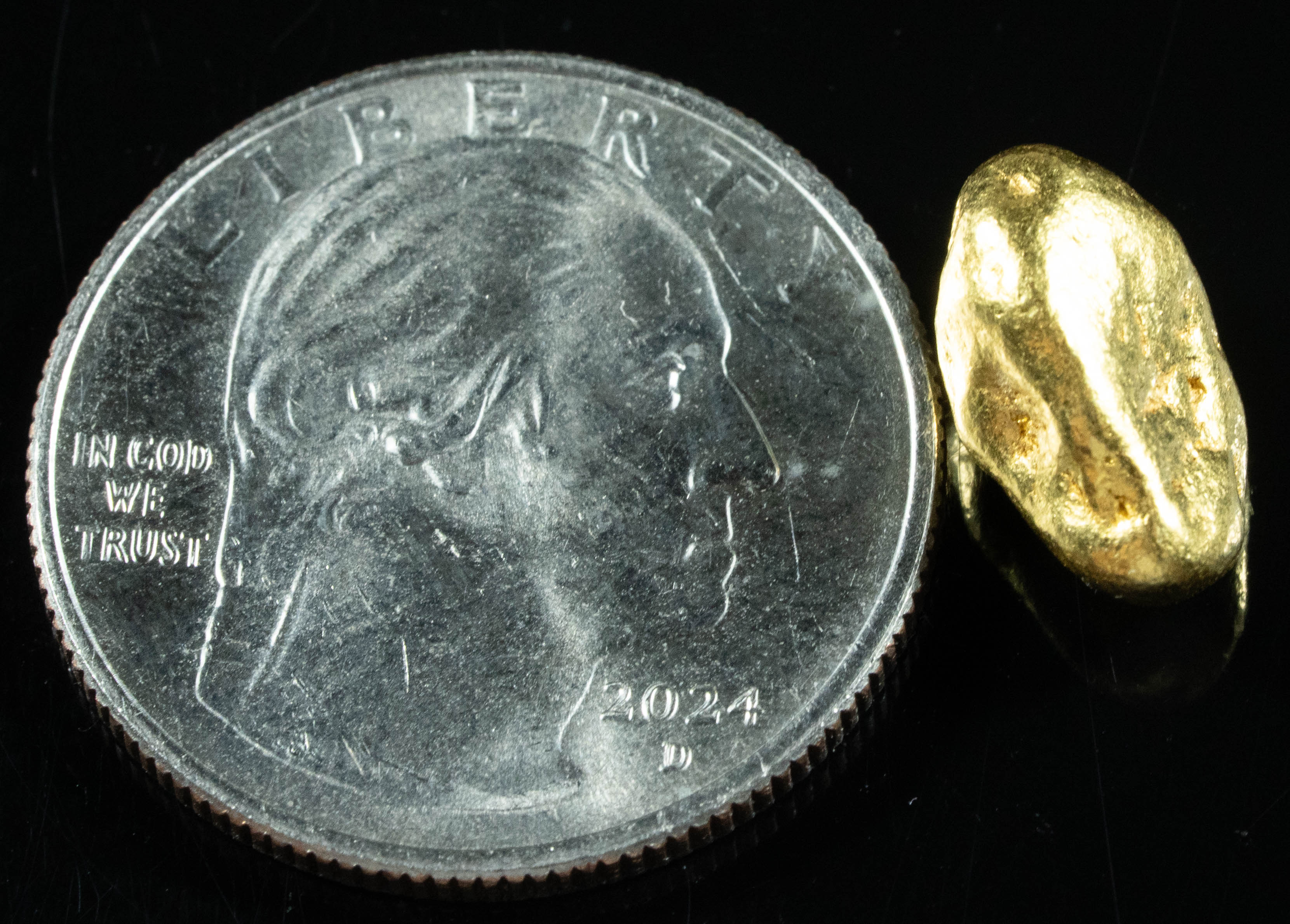 #6 California Gold Nugget 5.50 Gram Authentic Natural