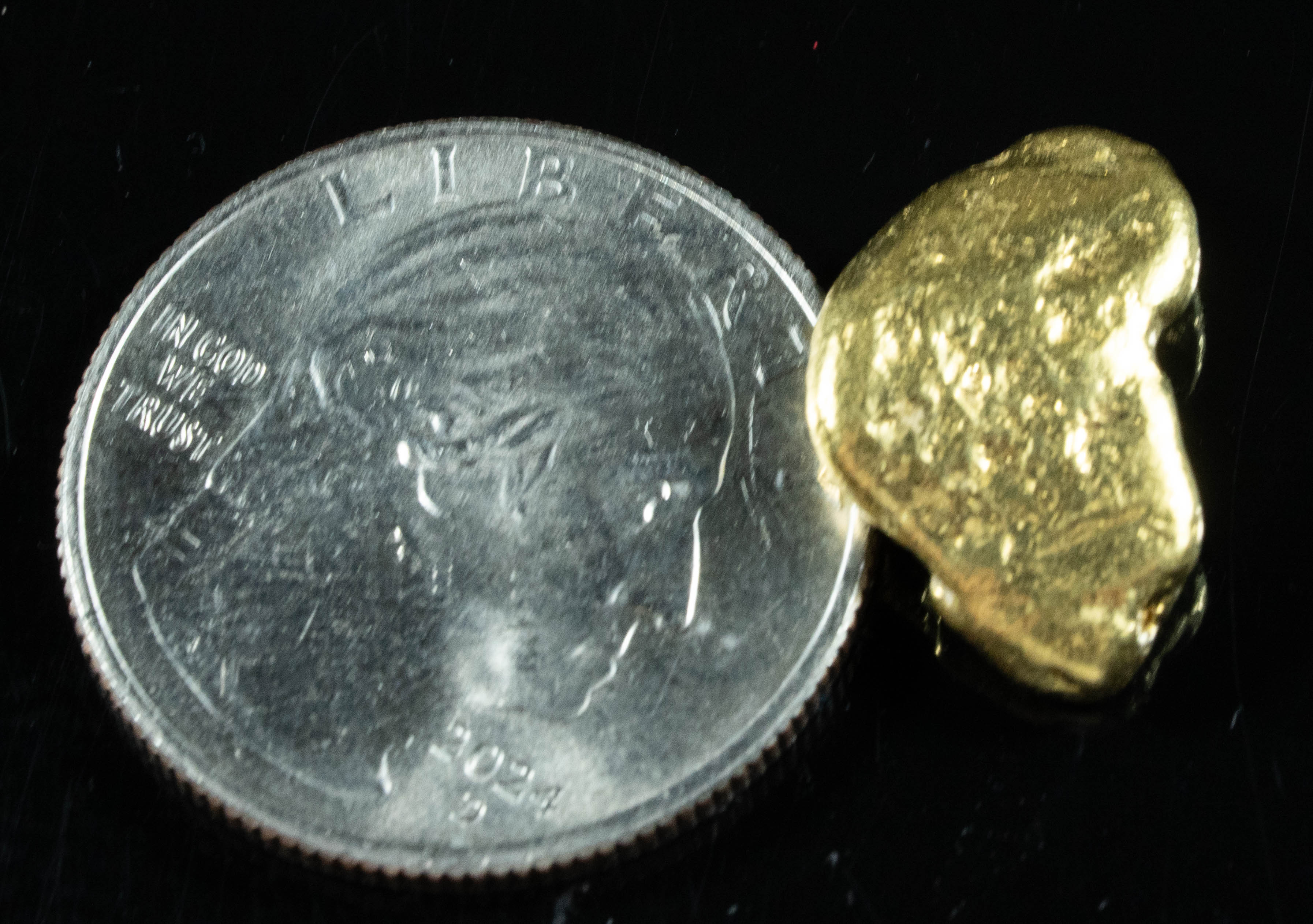 #7 California Gold Nugget 7.76 Gram Authentic Natural