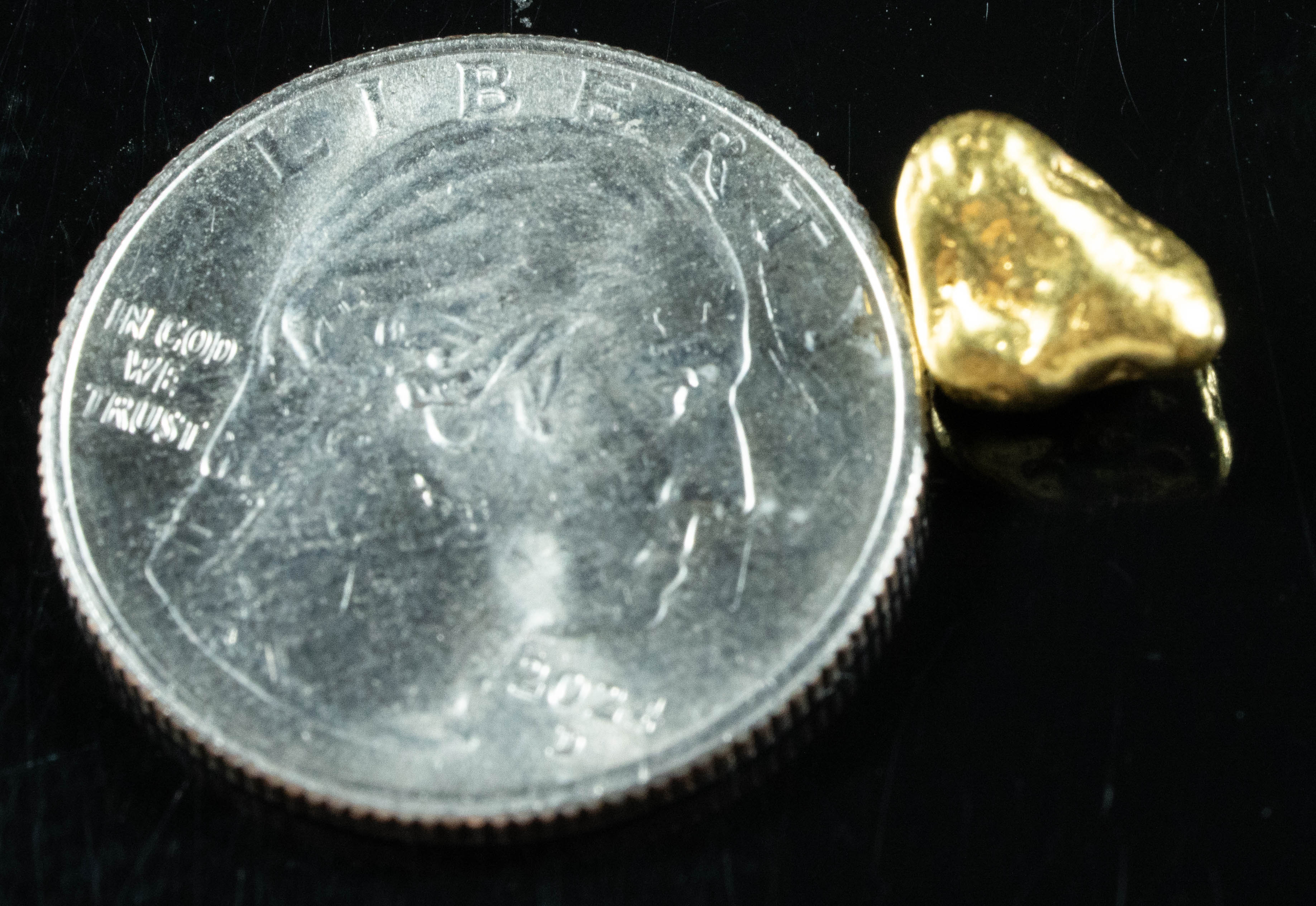 #8 California Gold Nugget 3.70 Gram Authentic Natural