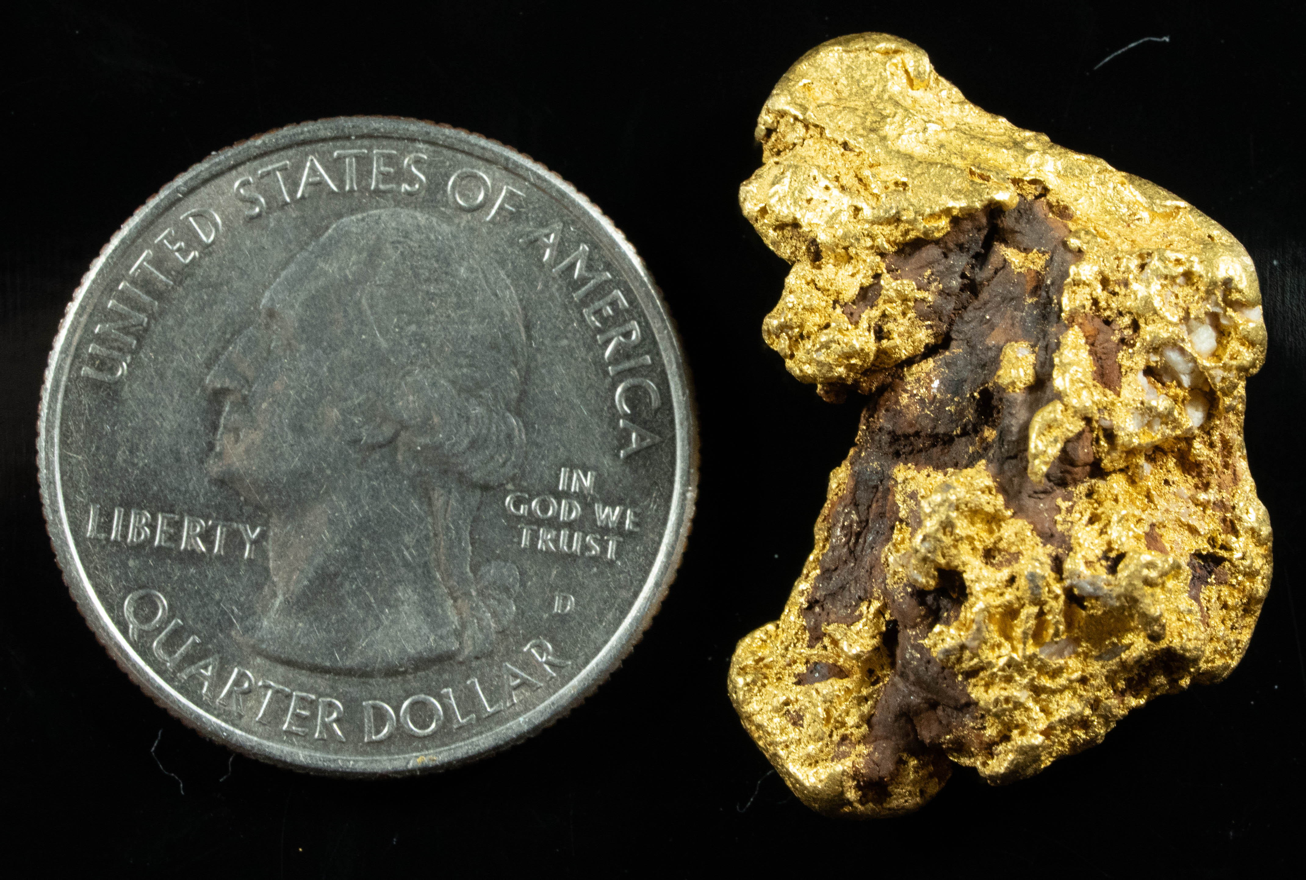 #1081 Natural Gold Nugget Australian 19.90 Grams Genuine