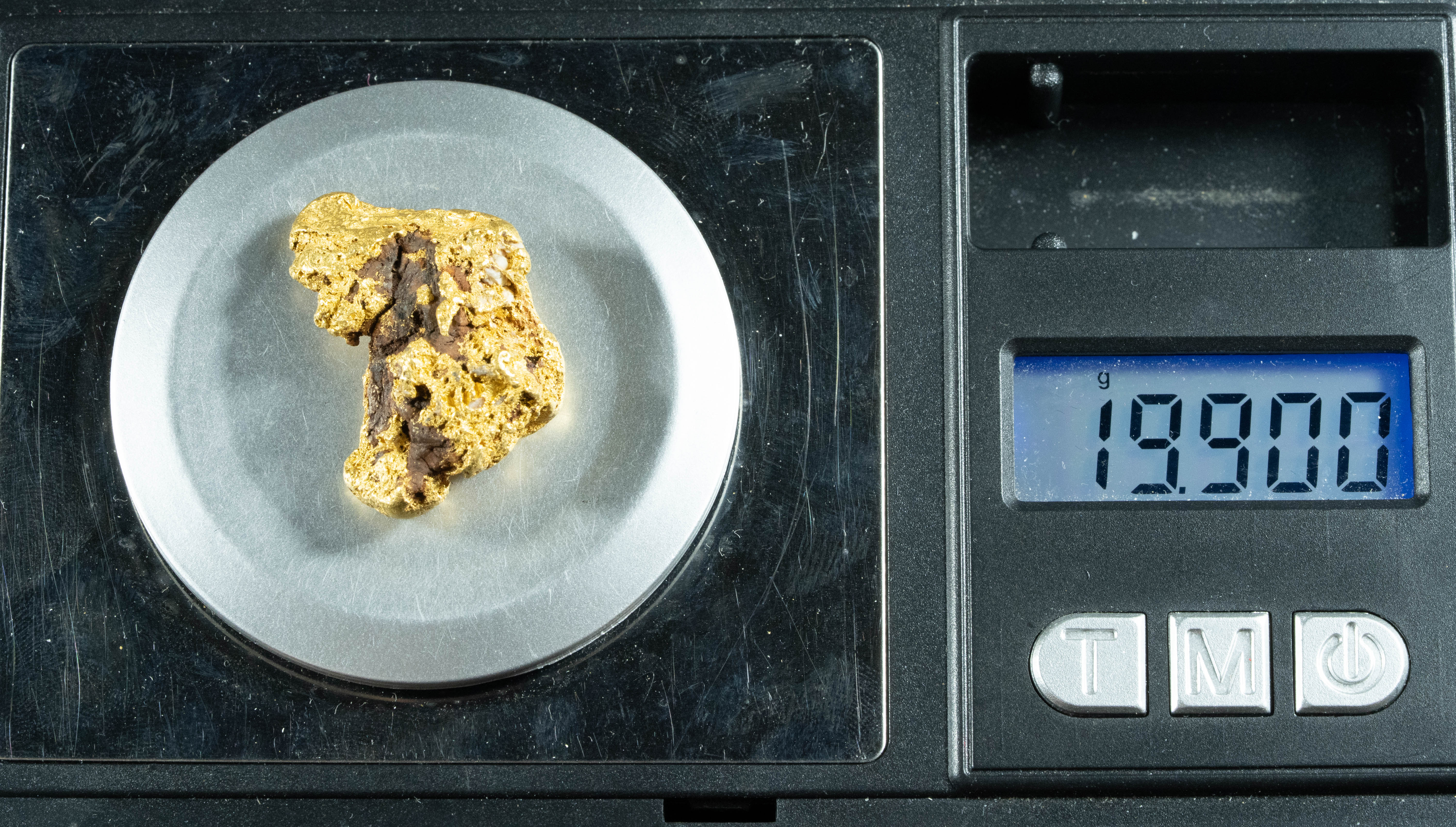 #1081 Natural Gold Nugget Australian 19.90 Grams Genuine