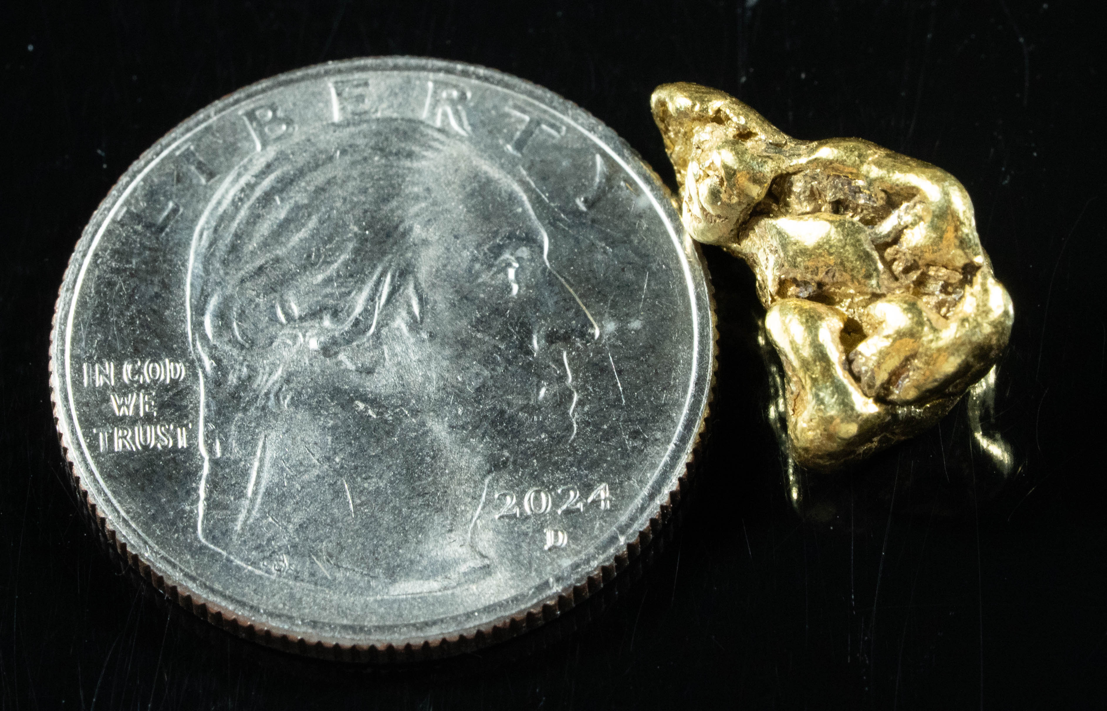 #11 California Gold Nugget 5.37 Gram Authentic Natural