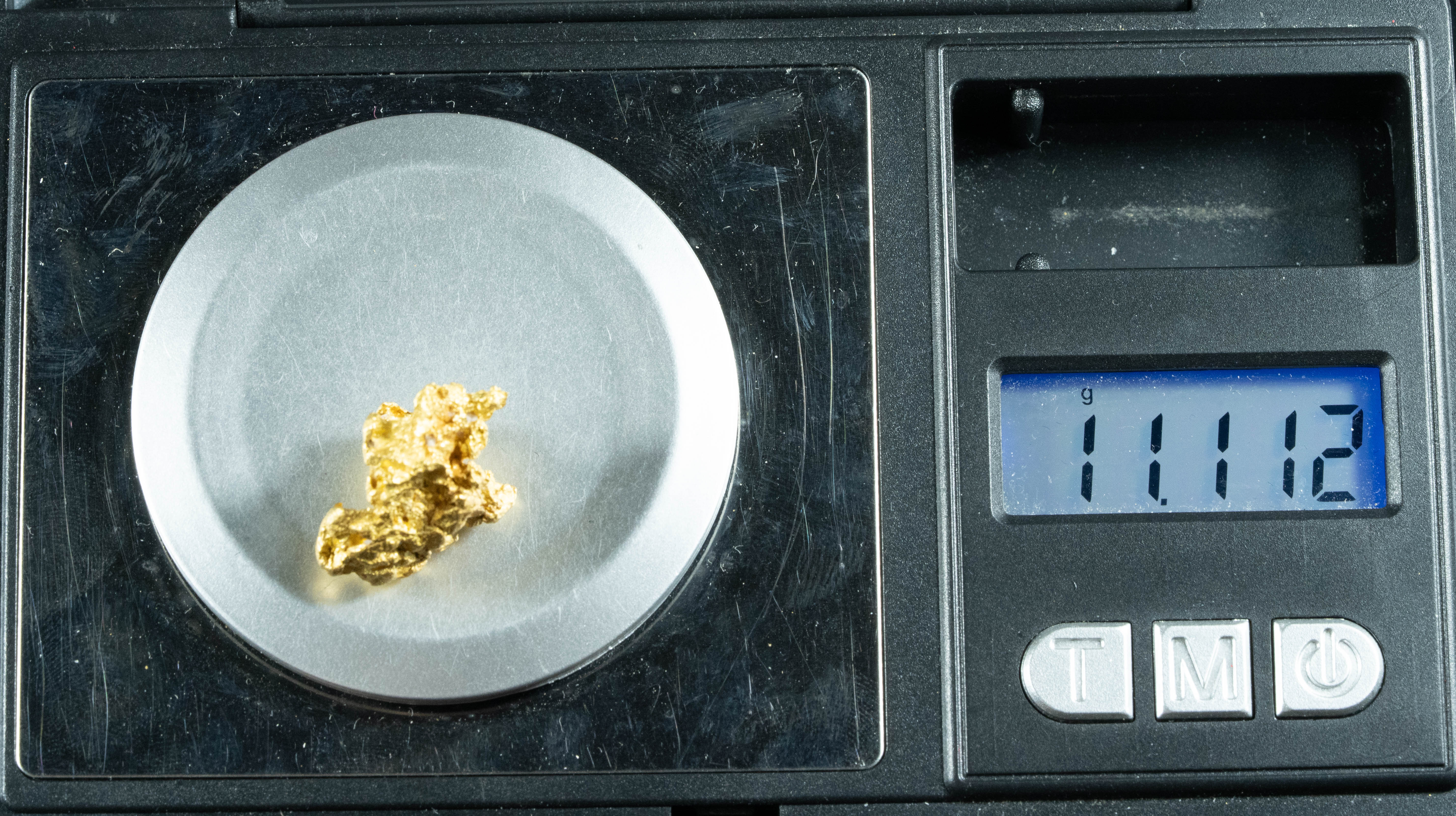 #1084 Natural Gold Nugget Australian 11.11 Grams Genuine