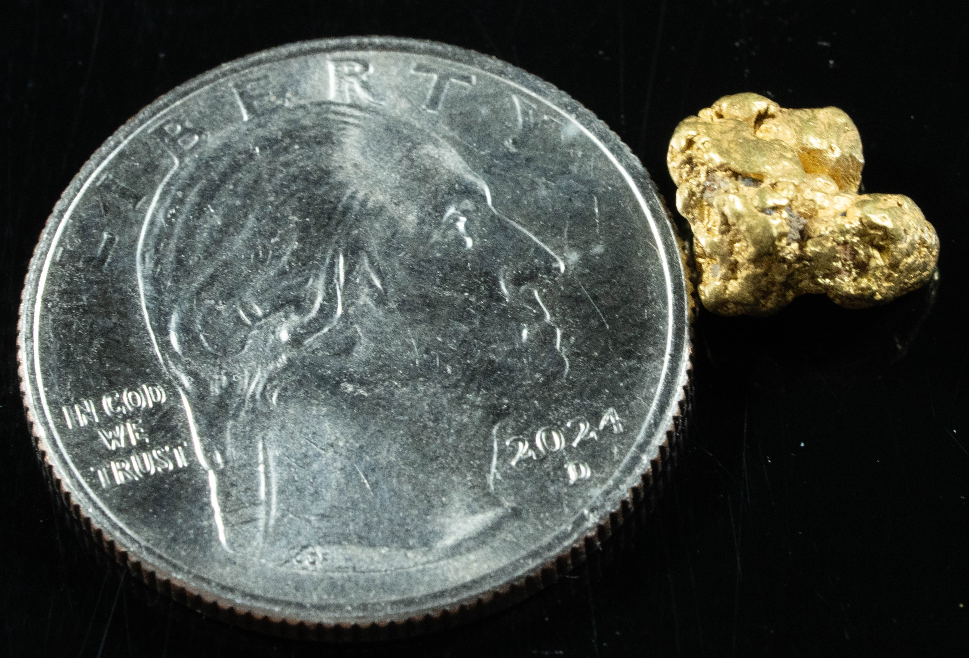 #23 California Gold Nugget 2.82 Gram Authentic Natural