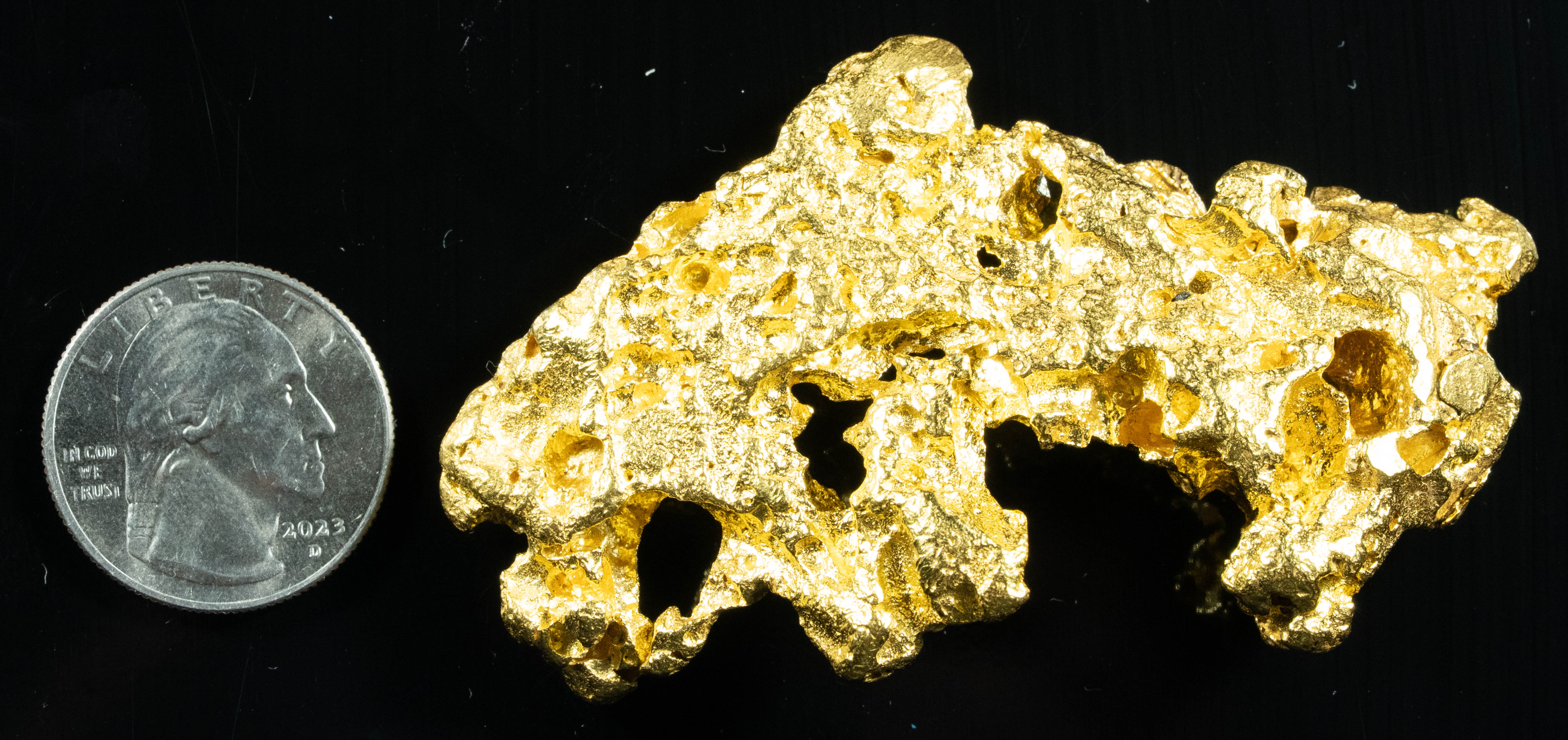 Large Sonora Mexico Natural Gold Nugget 173.23 Grams - 5.56 Troy Ounces