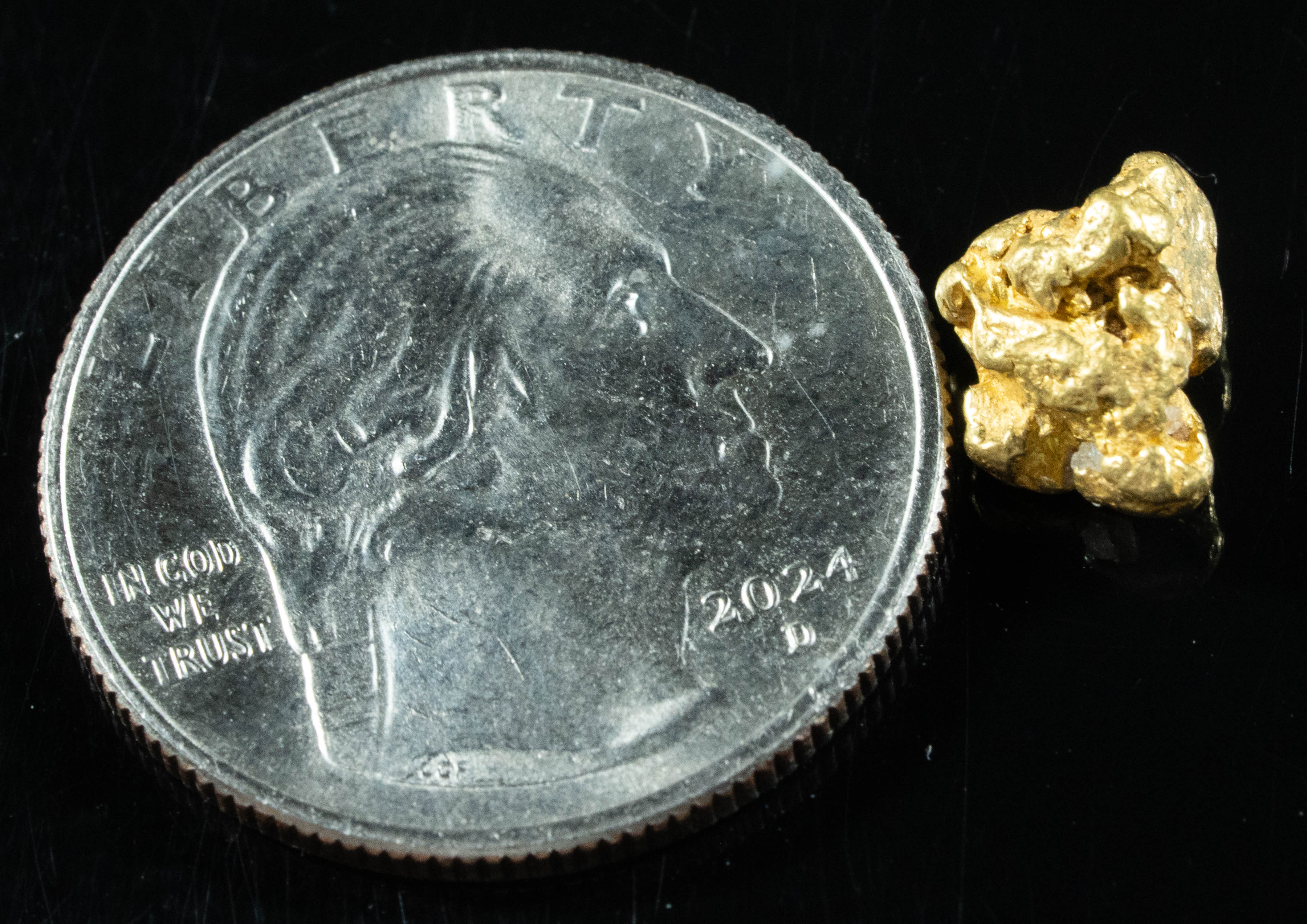 #25 California Gold Nugget 2.23 Gram Authentic Natural