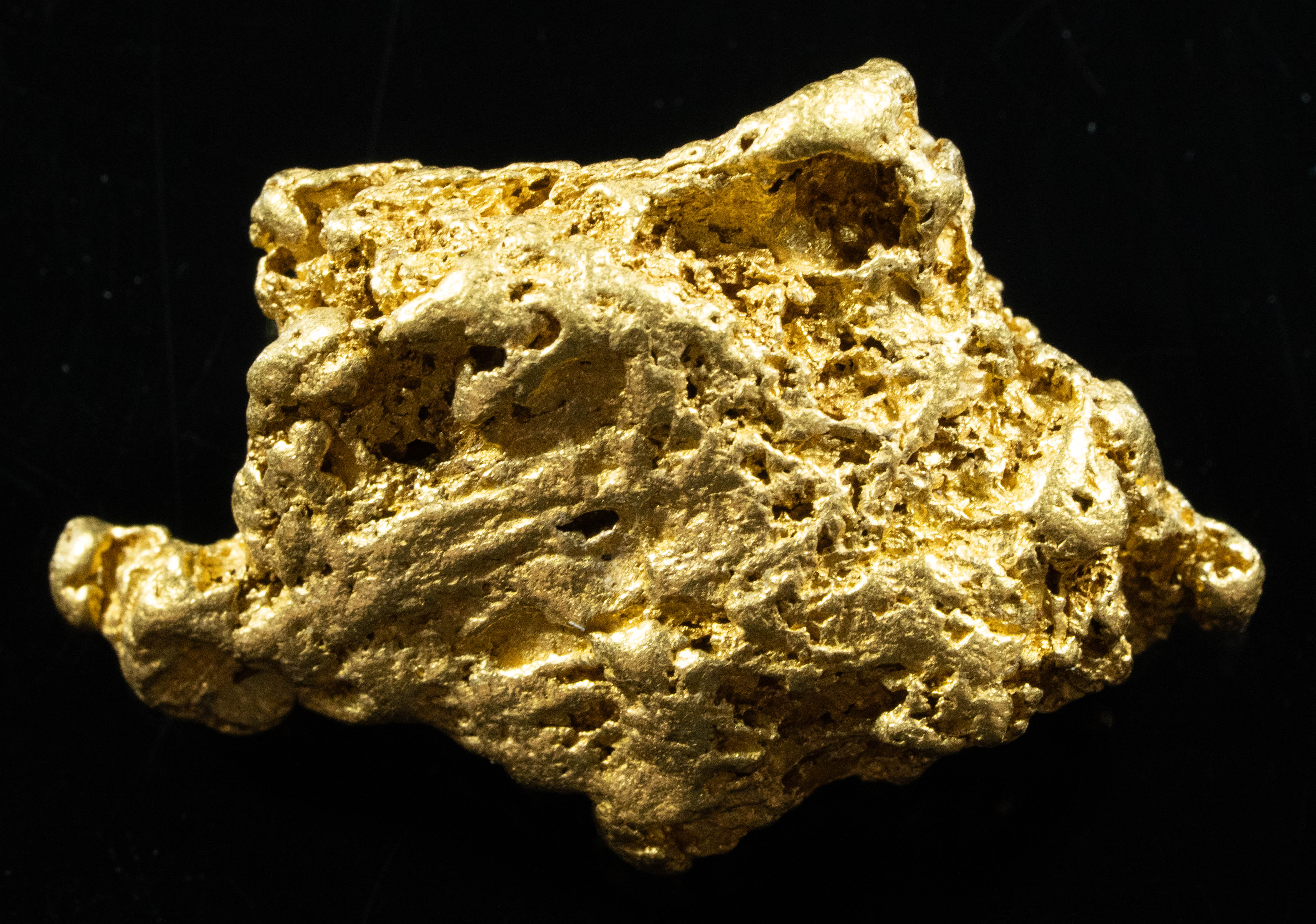 #1205 Large Australian Natural Gold Nugget 44.58 Grams